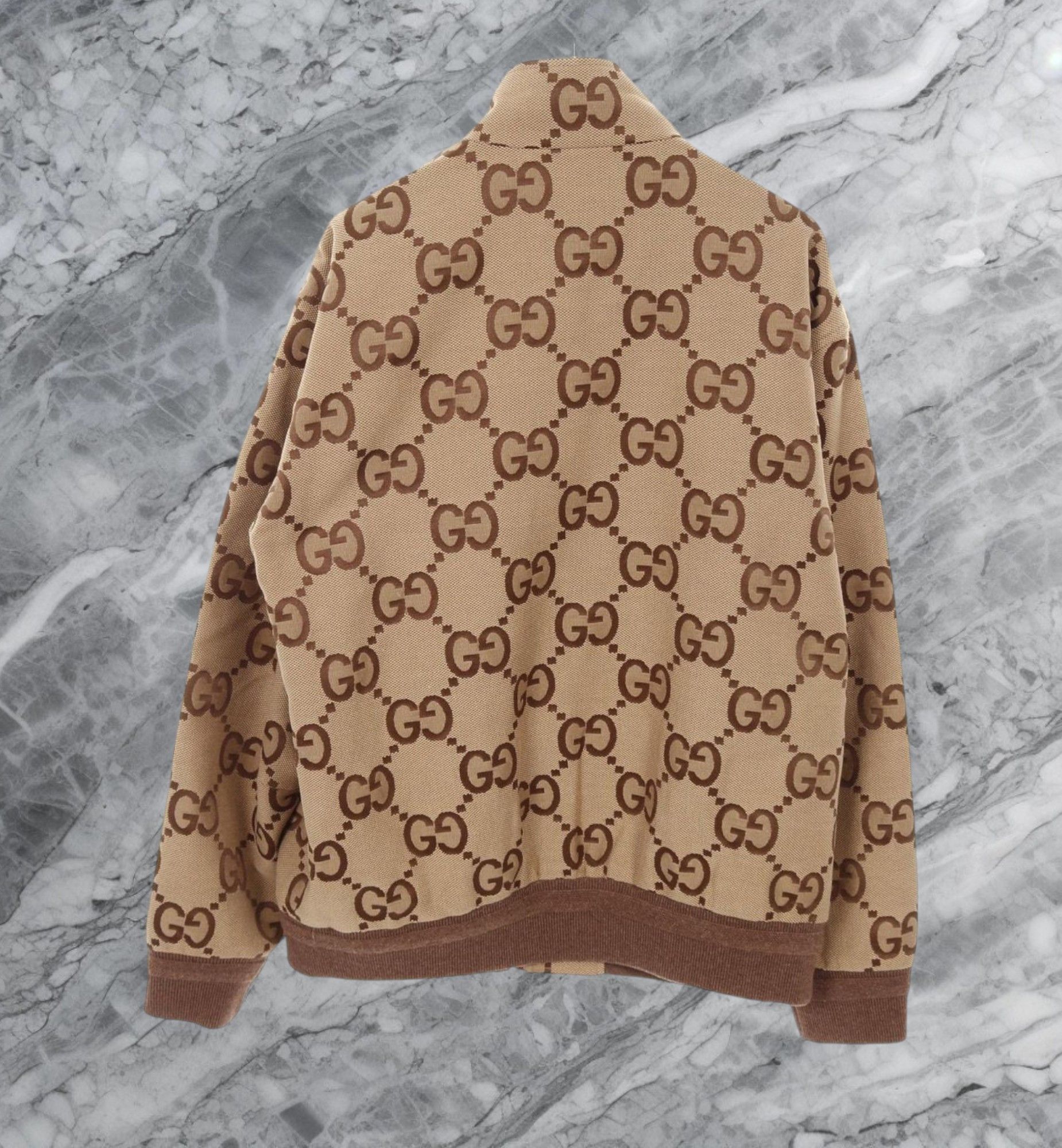 Gucci Gucci GG Monogram Jumbo Canvas Cotton Full Zip Jacket Size US L / EU 52-54 / 3 - 2 Thumbnail