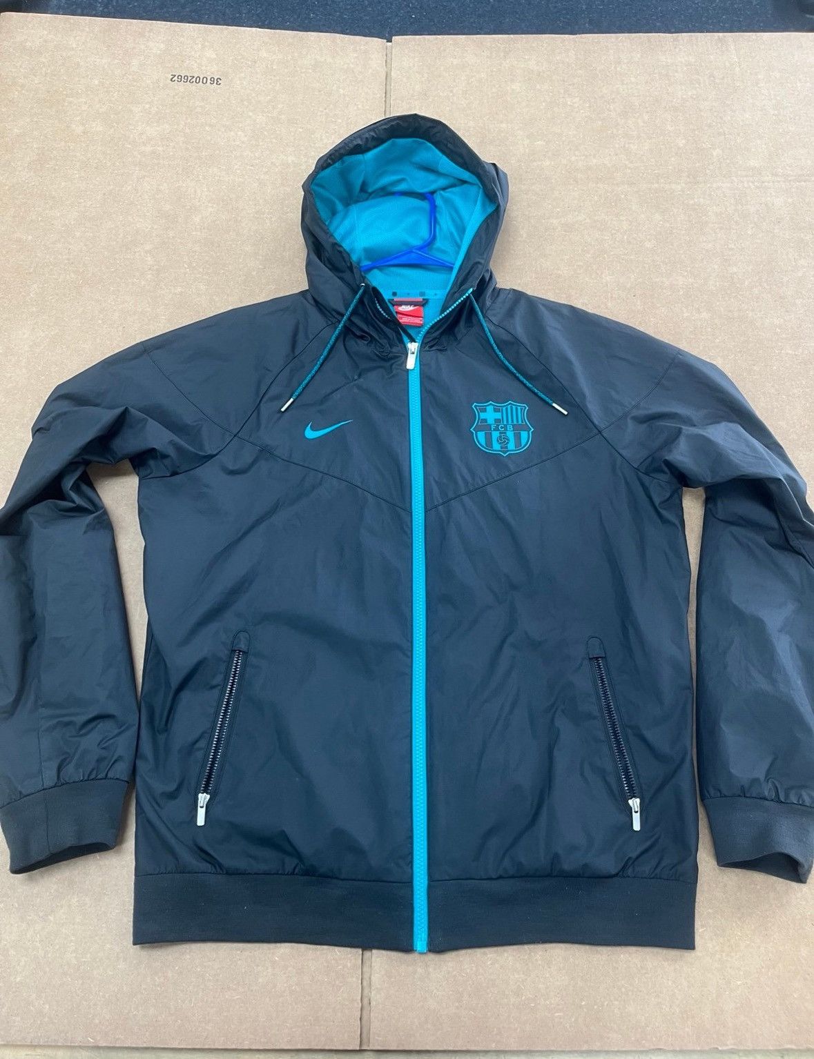 Nike Nike FC Barcelona Authentic Windbreaker Jacket Size US M / EU 48-50 / 2 - 1 Thumbnail