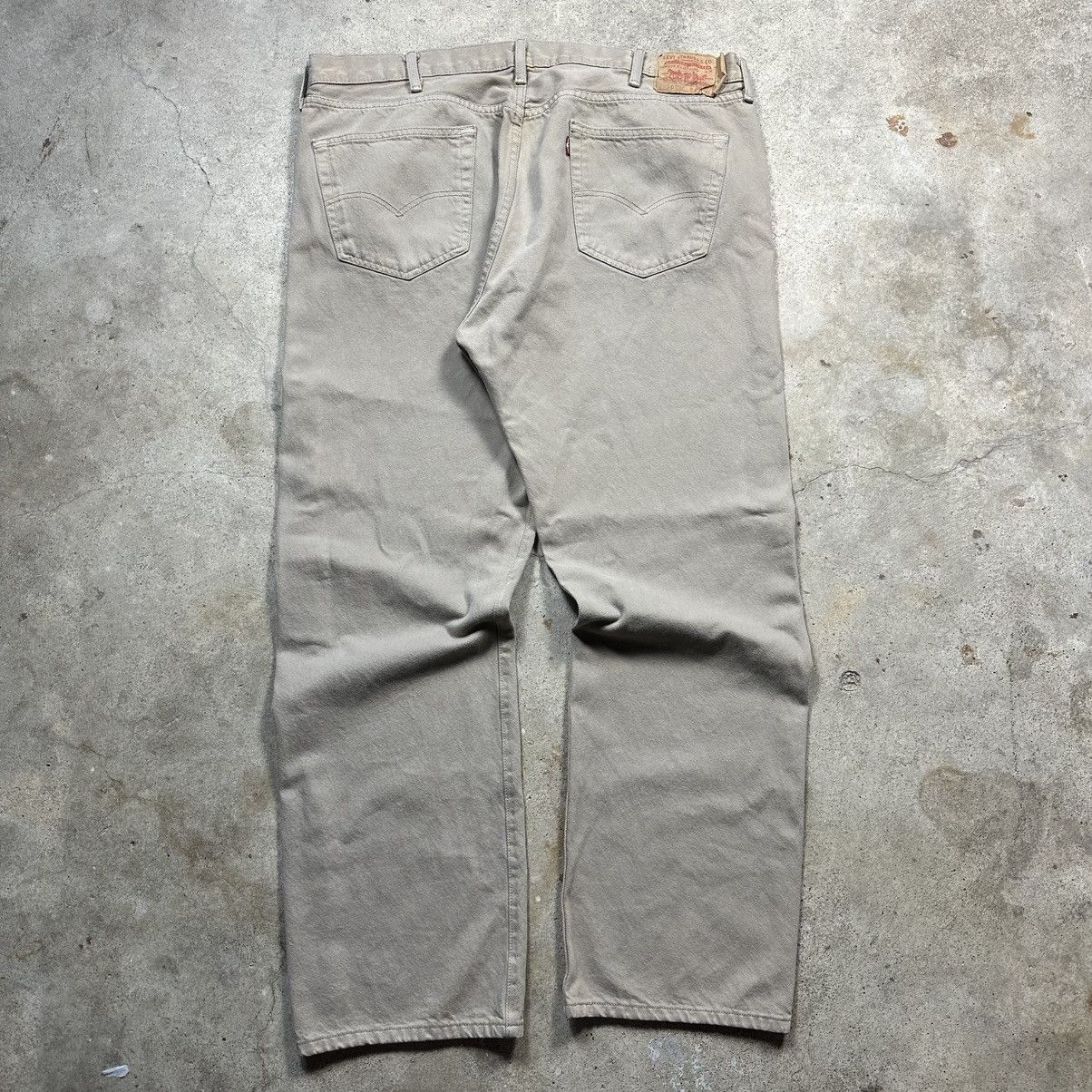 Levi's Vintage Y2K Khaki Levis 501 XX Denim Baggy Skater Jeans Size US 44 / EU 60 - 1 Thumbnail