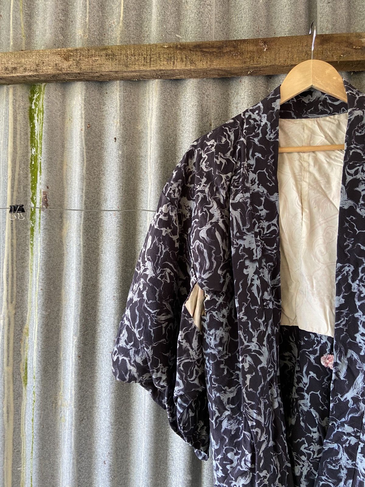Komono monochrome abstract marble print or smoky camo pattern Size US M / EU 48-50 / 2 - 2 Thumbnail