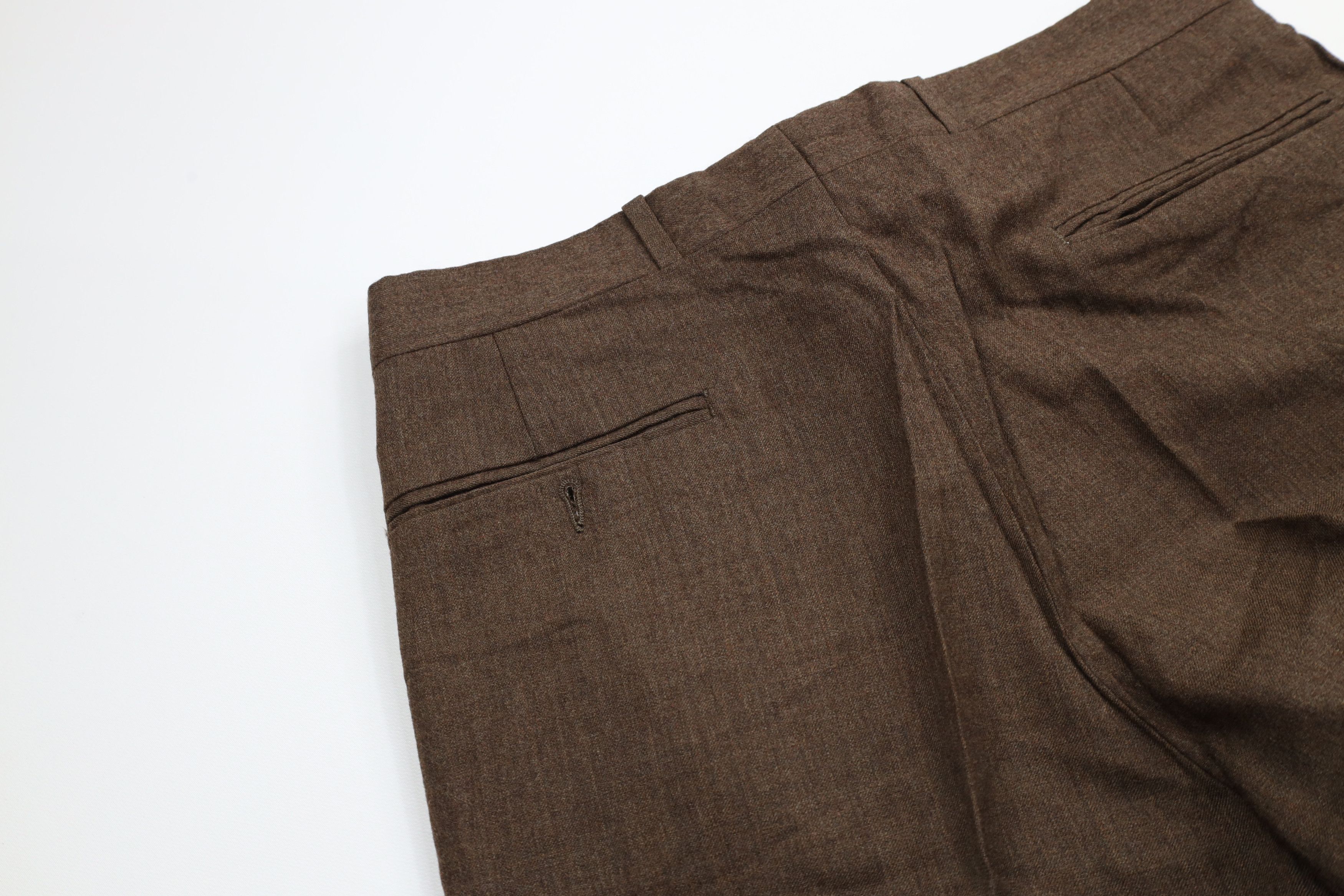 Vintage Vintage 70s Streetwear Blend Flared Chino Pants Brown USA Size US 32 / EU 48 - 13 Thumbnail