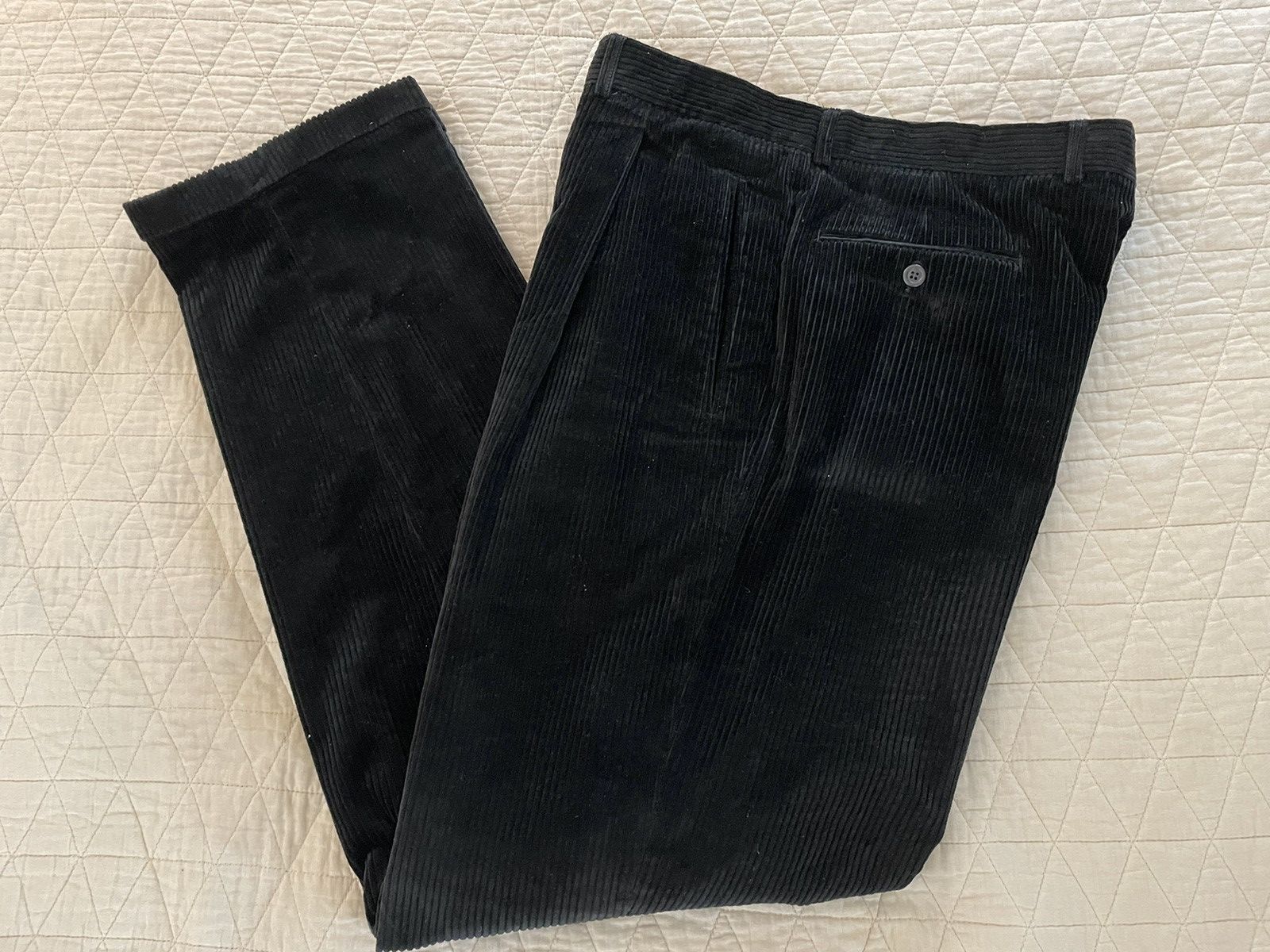 Other Pleat Front Wide Wale Corduroy Trouser Size US 36 / EU 52 - 2 Thumbnail
