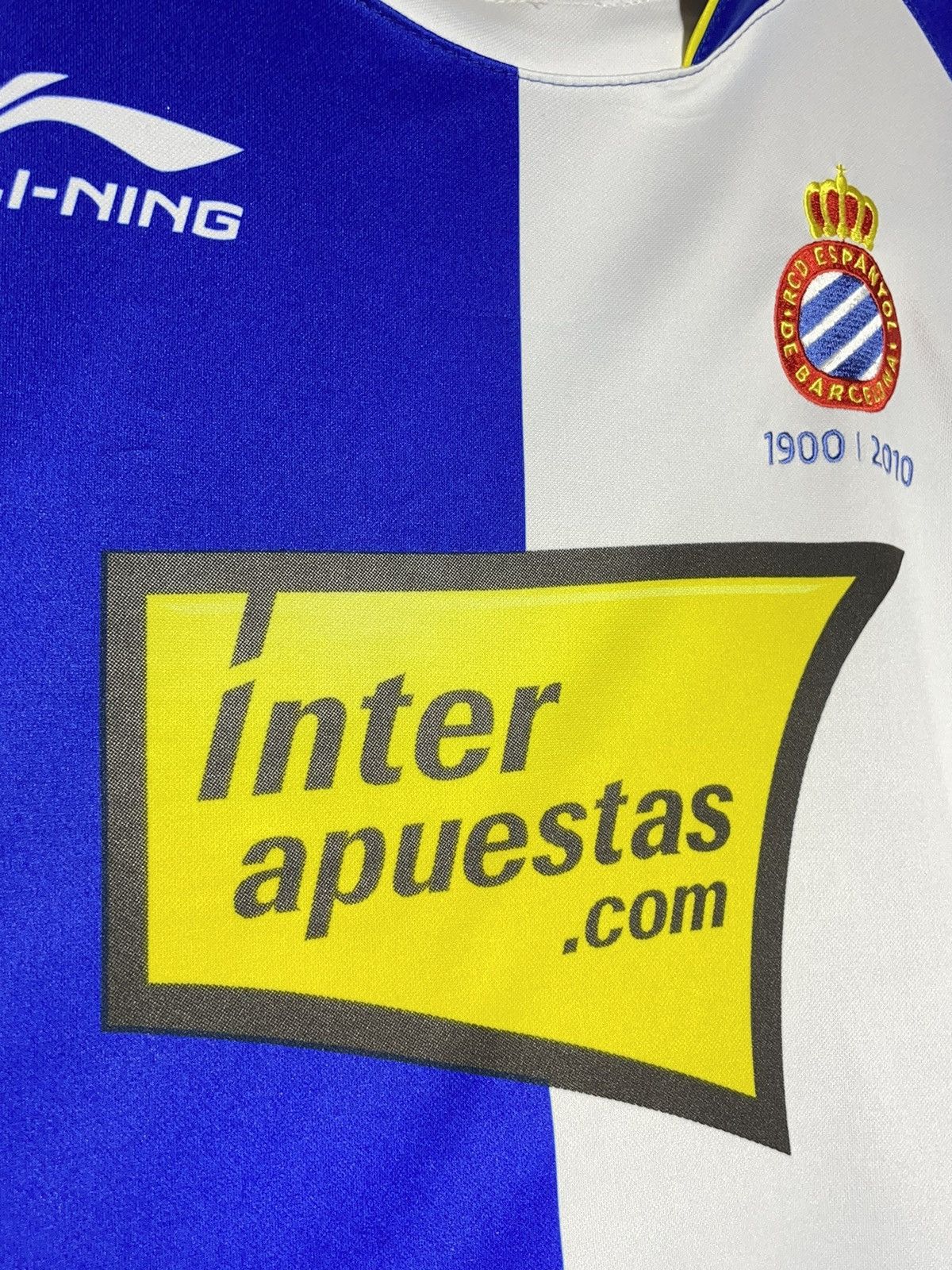 Other Espanyol Li-Ning 2010/11 Third Y2k Streetwear Football Shirt Size US XXL / EU 58 / 5 - 6 Thumbnail