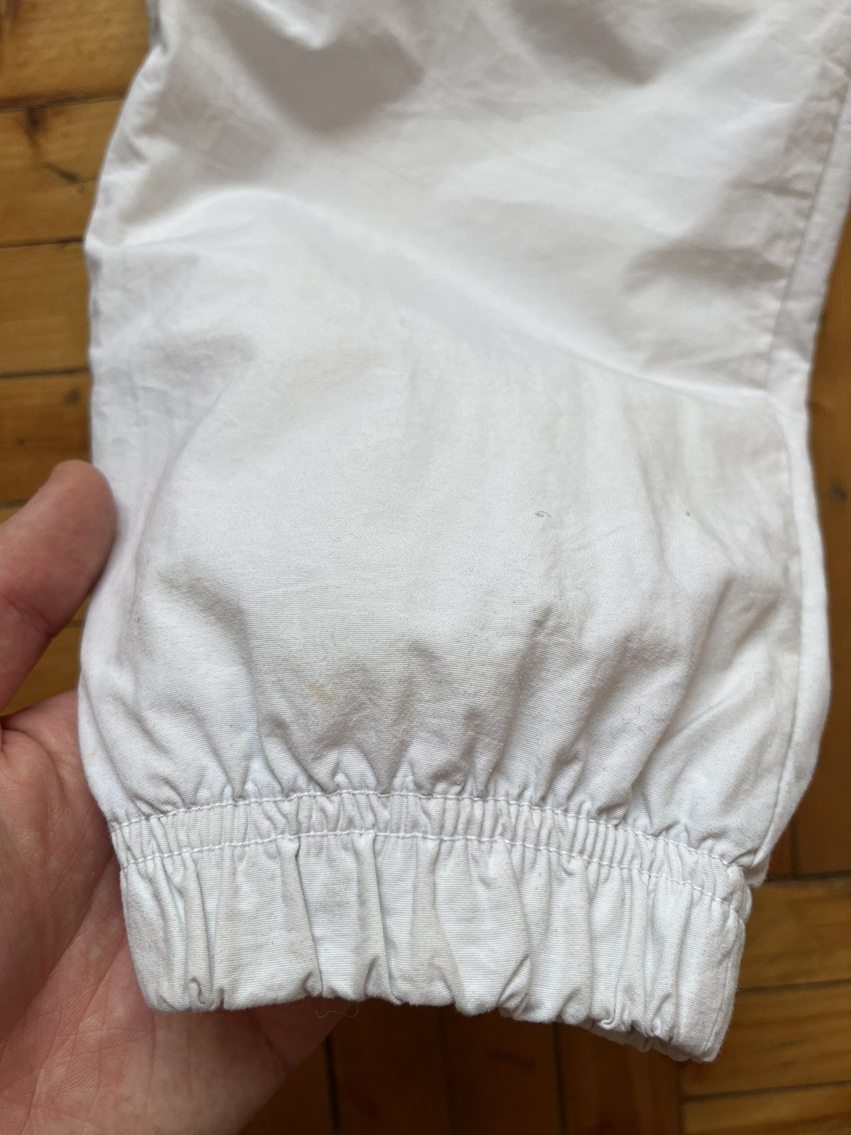 Nike × Vintage Nike Vintage 90's White Nylon Track Nylon Pants Size US 32 / EU 48 - 7 Thumbnail