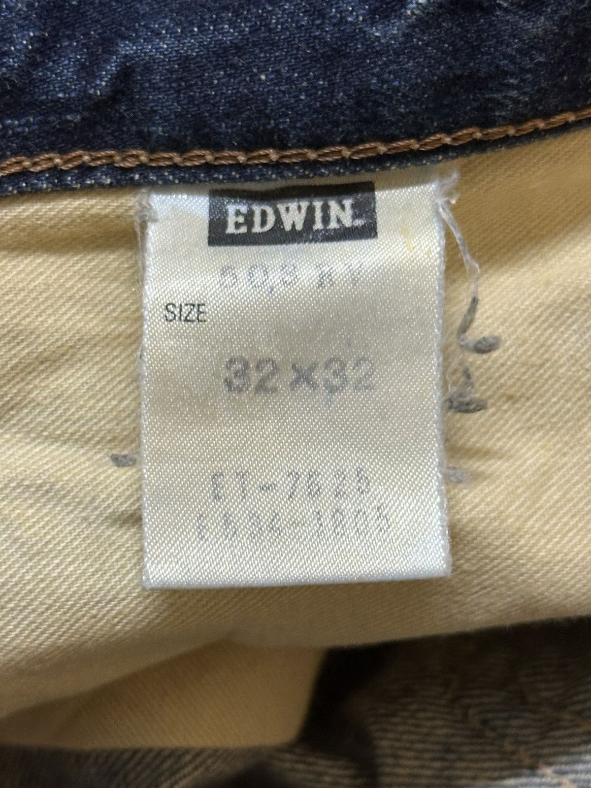 Edwin Vintage Edwin Mud Wash Style Distress Style Loose Jeans Size US 34 / EU 50 - 9 Thumbnail