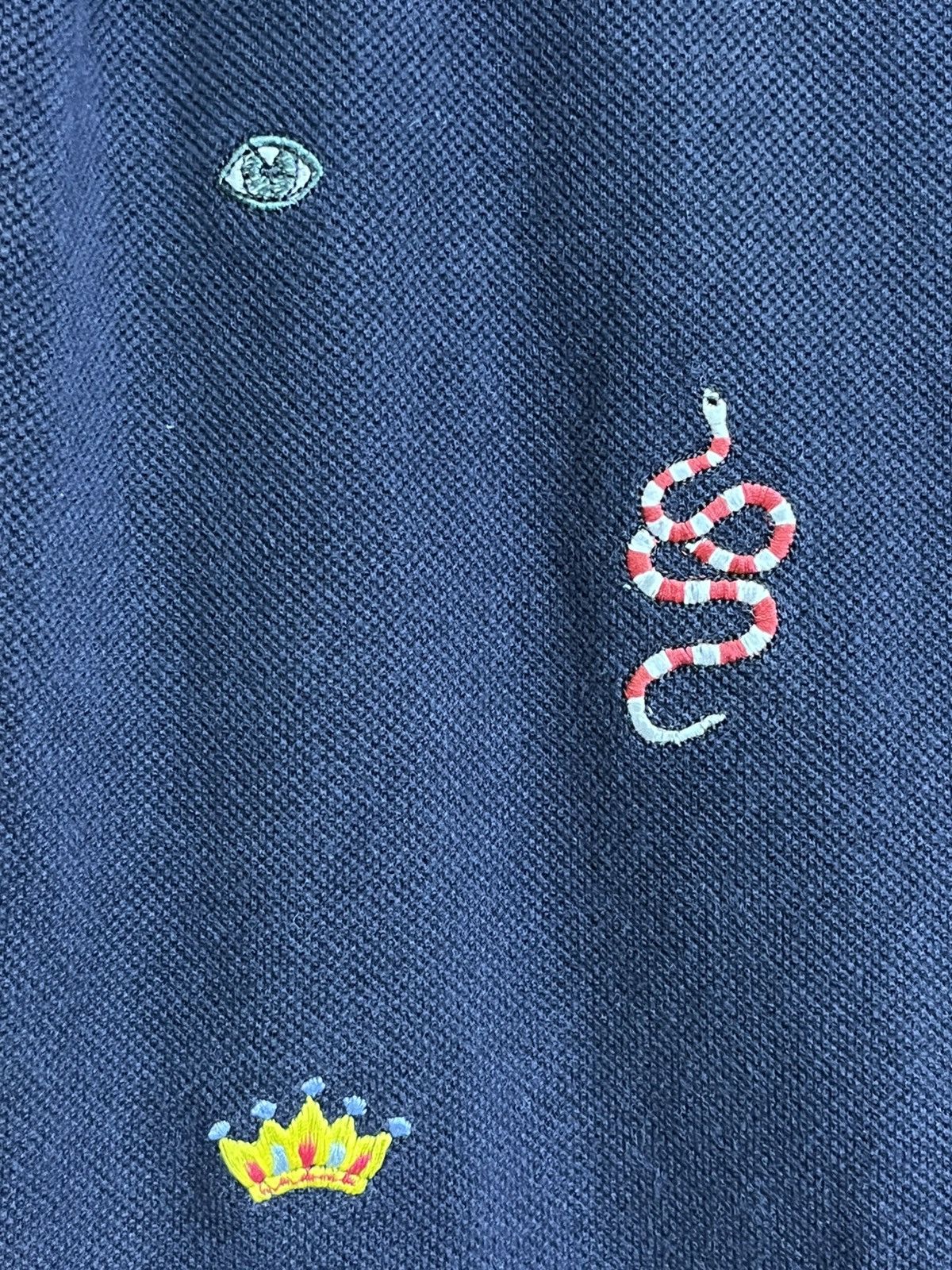 Gucci GUCCI EMBROIDERY LOGO-ALESSANDRO MICHELE POLO SHIRT Size US S / EU 44-46 / 1 - 6 Thumbnail