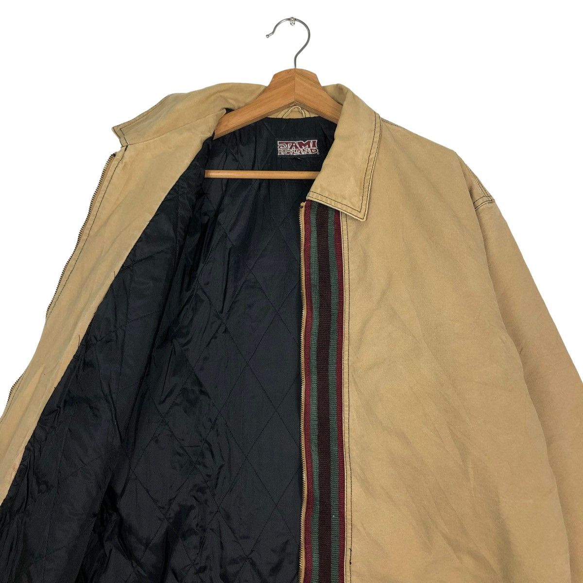 Japanese Brand 🔥VINTAGE BIKER SKATE JACKET JAMI ISLAND STREETWEAR Size US L / EU 52-54 / 3 - 12 Thumbnail