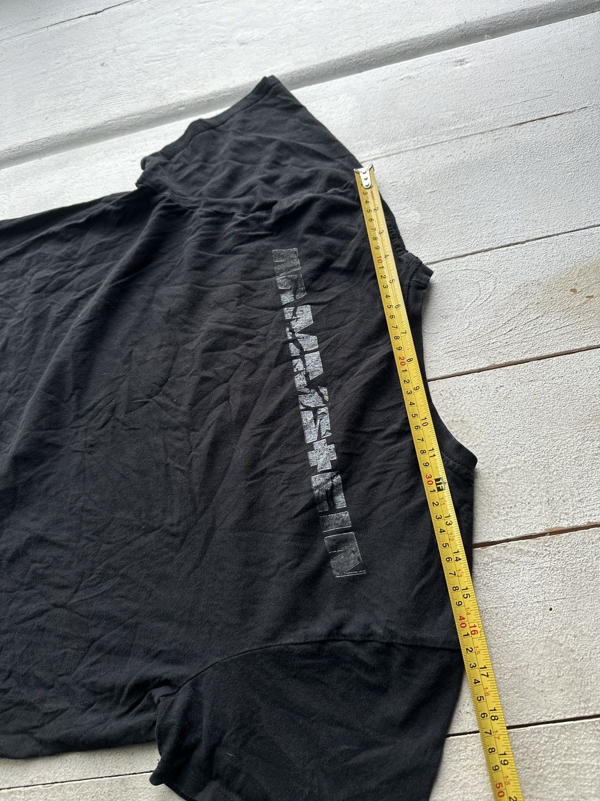 Band Tees RAMMSTEIN🚨 BIG LOGO BLACK TEE RARE ROCK Size M / US 6-8 / IT 42-44 - 14 Thumbnail