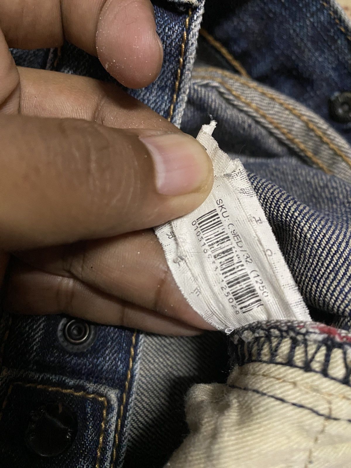 JW Anderson JW Anderson Authentic Japanese Selvedge Denim Jeans Size US 32 / EU 48 - 21 Thumbnail