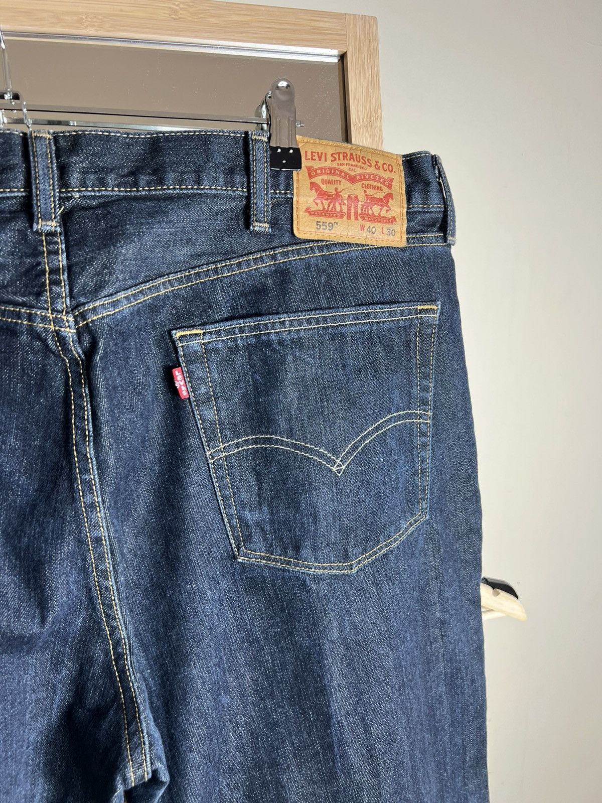Levi's Vintage Levis 559 Straight Blue Jeans Levi's Denim Size US 40 / EU 56 - 7 Thumbnail