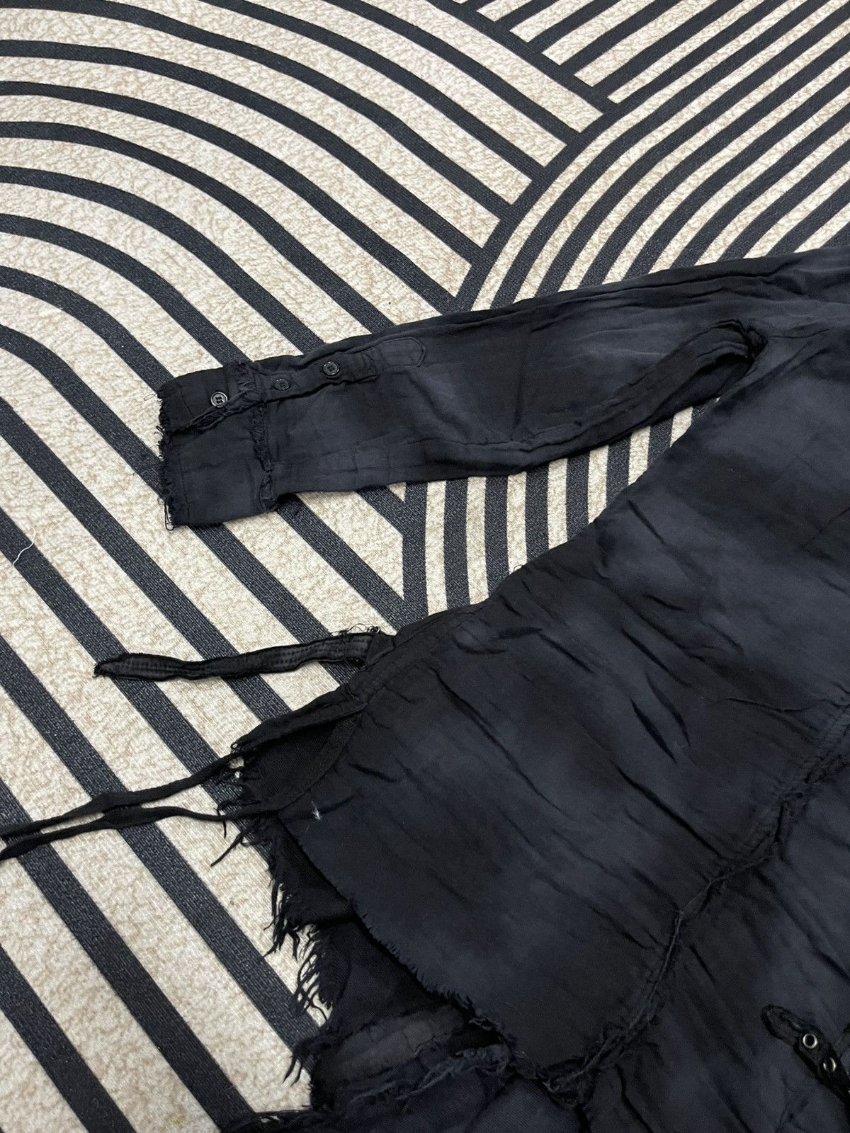 semanticdesign 2000s SEMANTIC DESIGN ASYMMETRICAL GRUNGE LONG HOOD JACKET Size US S / EU 44-46 / 1 - 21 Thumbnail