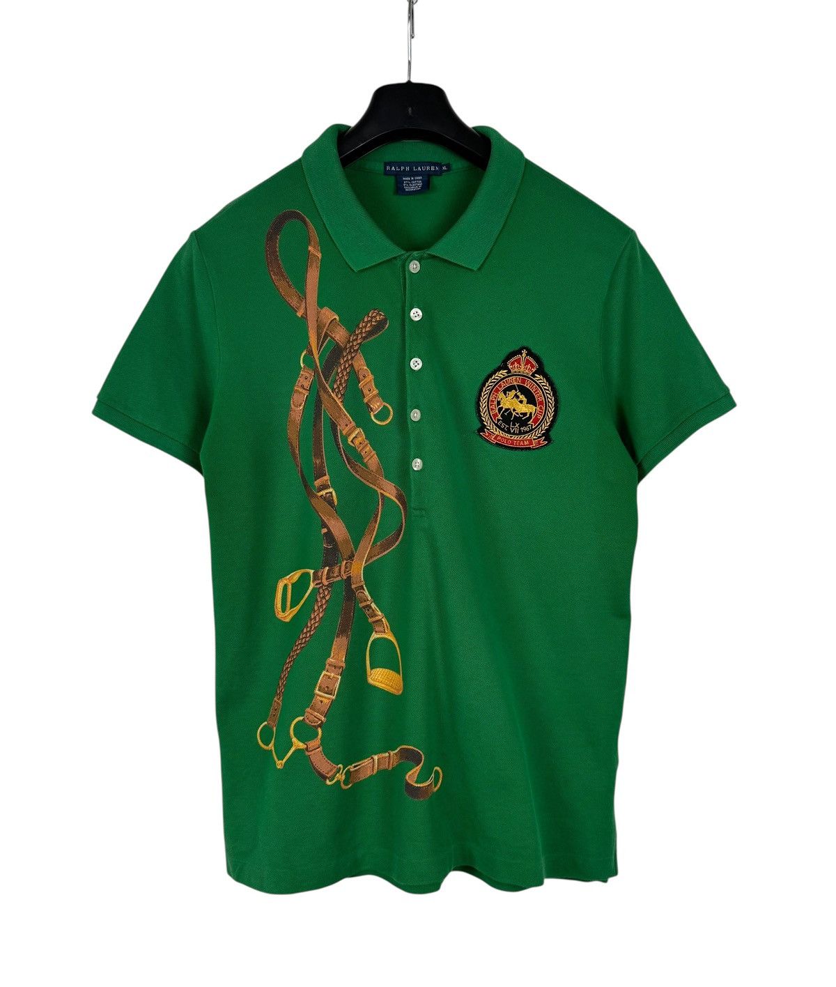 Ralph Lauren Ralph Lauren Polo Club Printed Polo Tee Cotton size XL Size XL / US 12-14 / IT 48-50 - 9 Thumbnail