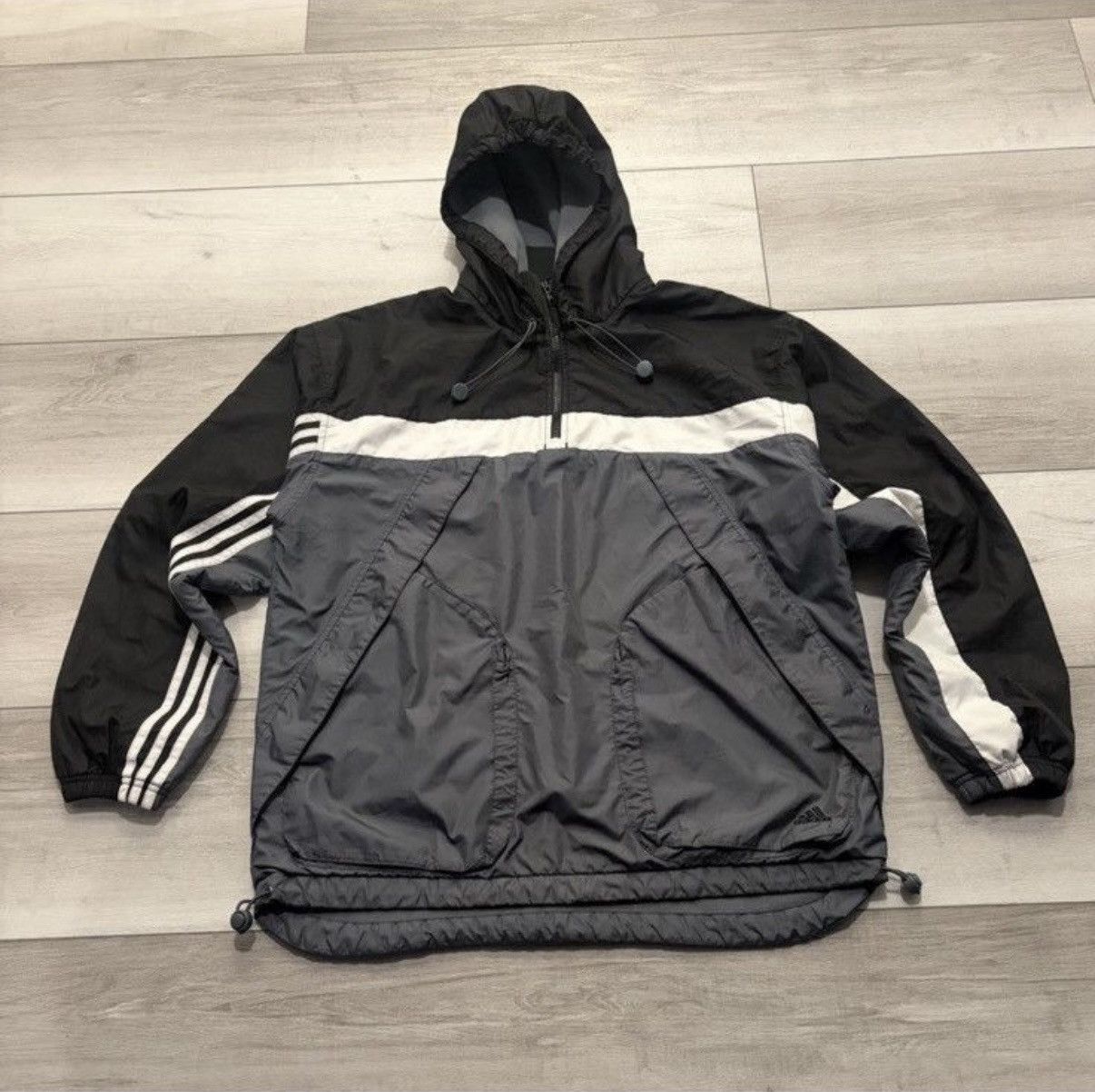 Adidas Vintage Adidas Windbreaker Jacket, Y2K Streetwear Gorpcore Size US M / EU 48-50 / 2 - 1 Thumbnail