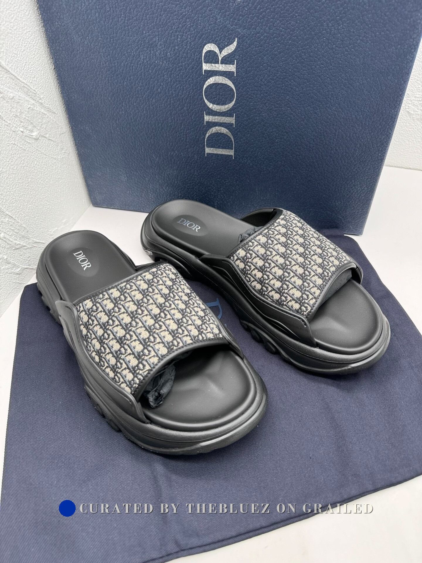 Dior × John Galliano CHRISTIAN DIOR LOGO MONOGRAM JELLY POOL