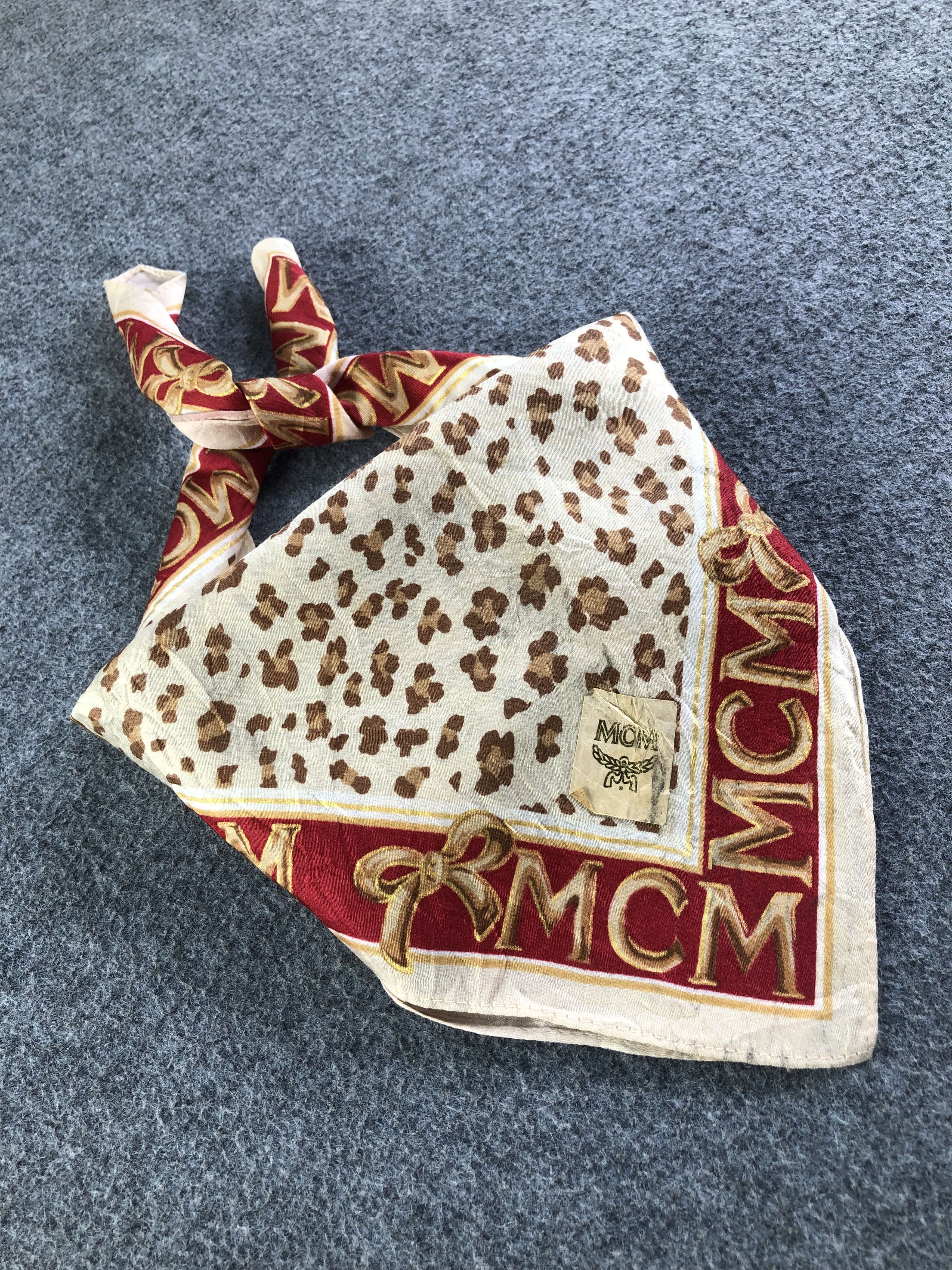 MCM MCM Handkerchief / Bandana / Neckerchief / Headscarf Size ONE SIZE - 2 Thumbnail