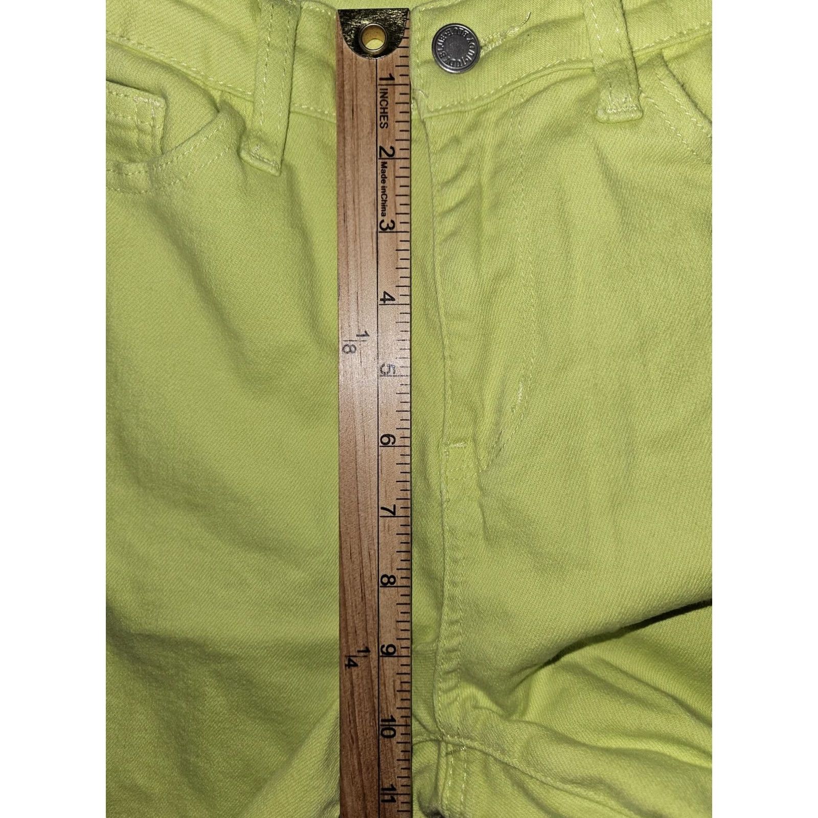 Vintage Judy Blue Jeans Womens Slim Fit Green 5/27 Zip Fly JB88456 NG Jeans Slim Fit Green Womens 27 in 26.5 in Inseam Size 27" / US 4 / IT 40 - 4 Thumbnail