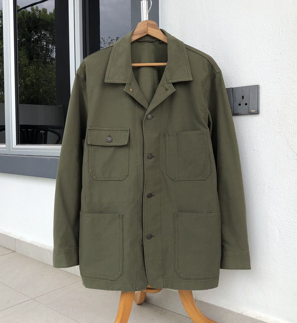Uniqlo Uniqlo Men’s Ultility Olive Green Jacket Size US L / EU 52-54 / 3 - 10 Thumbnail