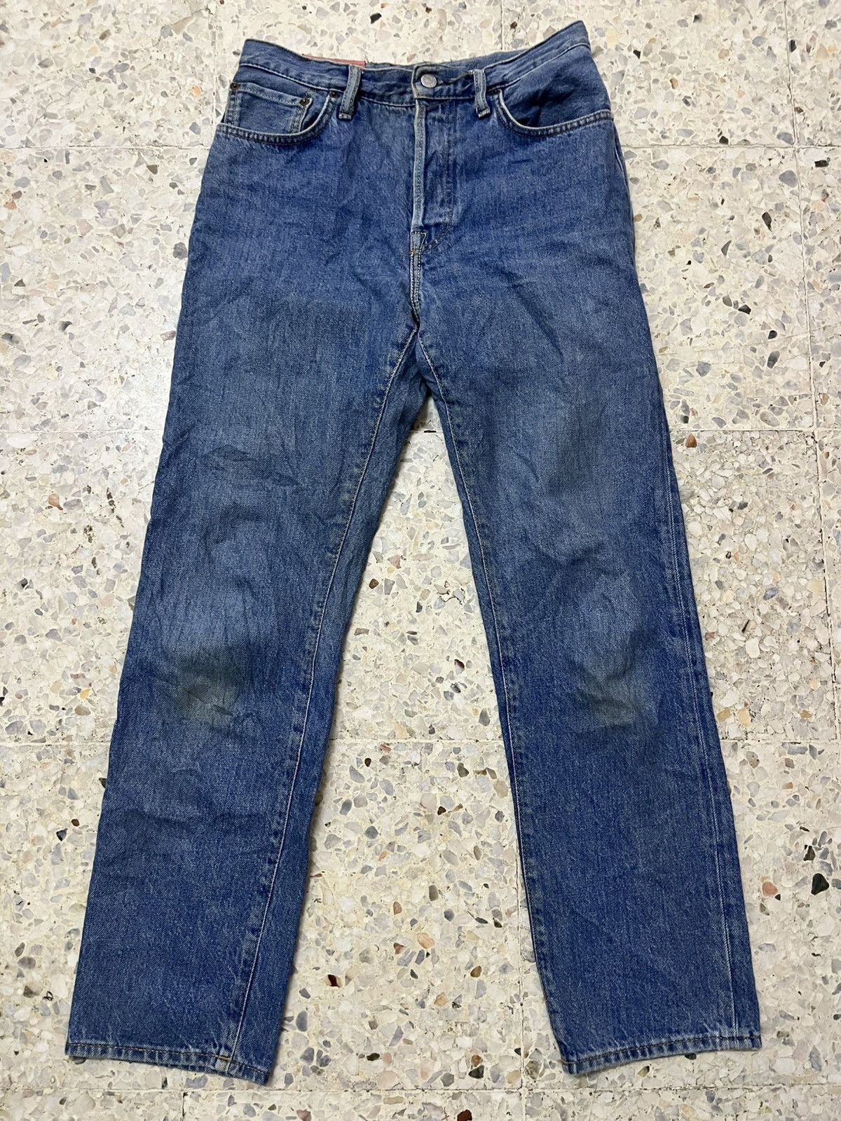 Acne Studios Vintage Acne Studios 1997 Dark Blue Trash, A00024 Size US 29 - 1 Thumbnail