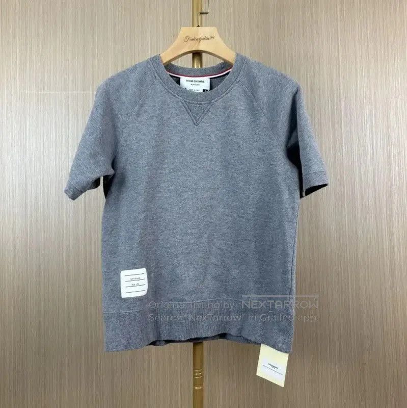 Thom Browne Thom Browne Gray Cotton Women's T-Shirt . Size L / US 10 / IT 46 - 1 Thumbnail