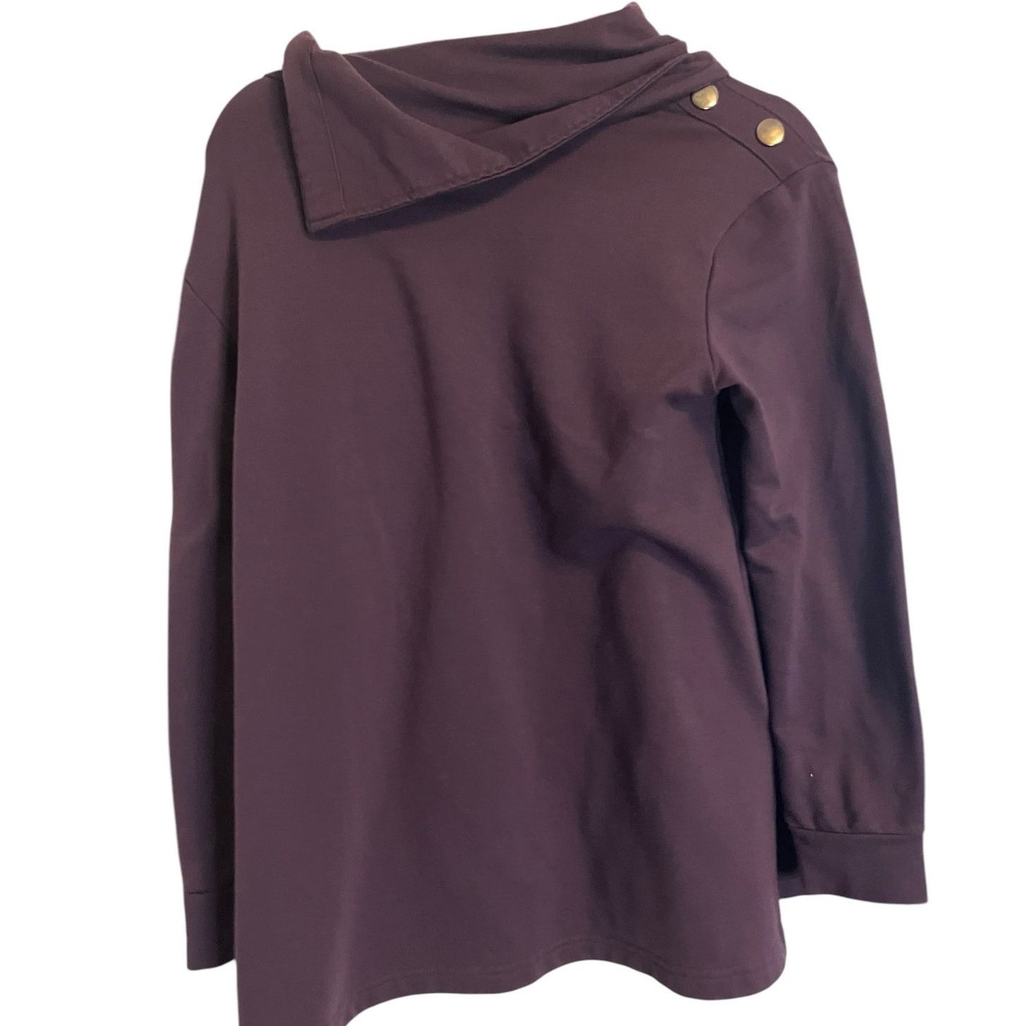 Designer The Sweatshirt Project Cowl Neck Size S Purple Size S / US 4 / IT 40 - 2 Thumbnail