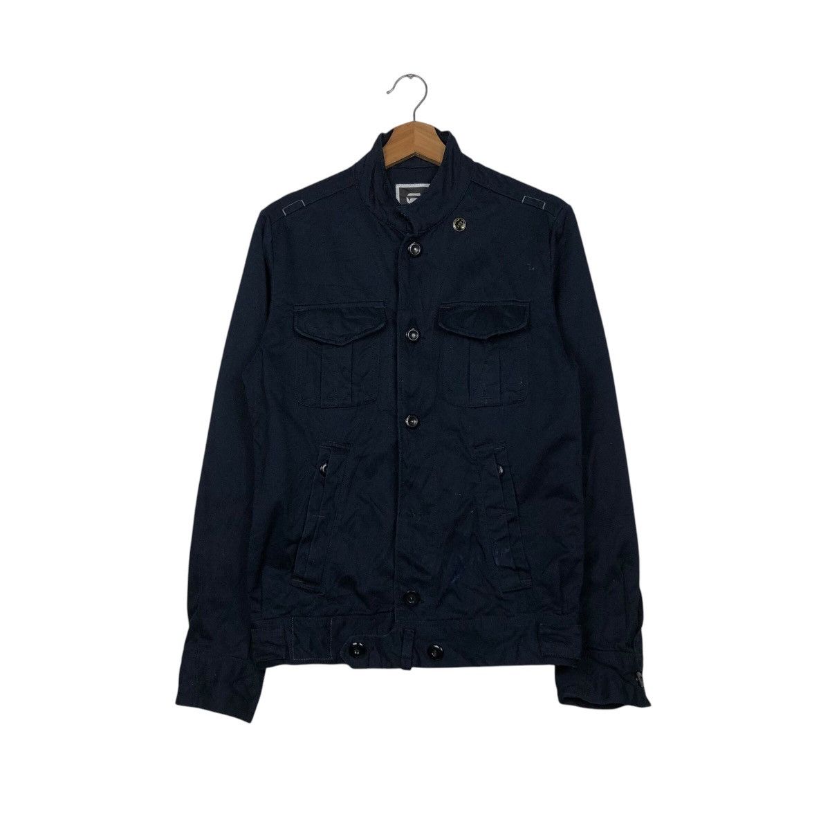 G-Star 📌Vintage Biker Jacket G Star Raw Multi Pocket Bondage Style Size US S / EU 44-46 / 1 - 2 Thumbnail