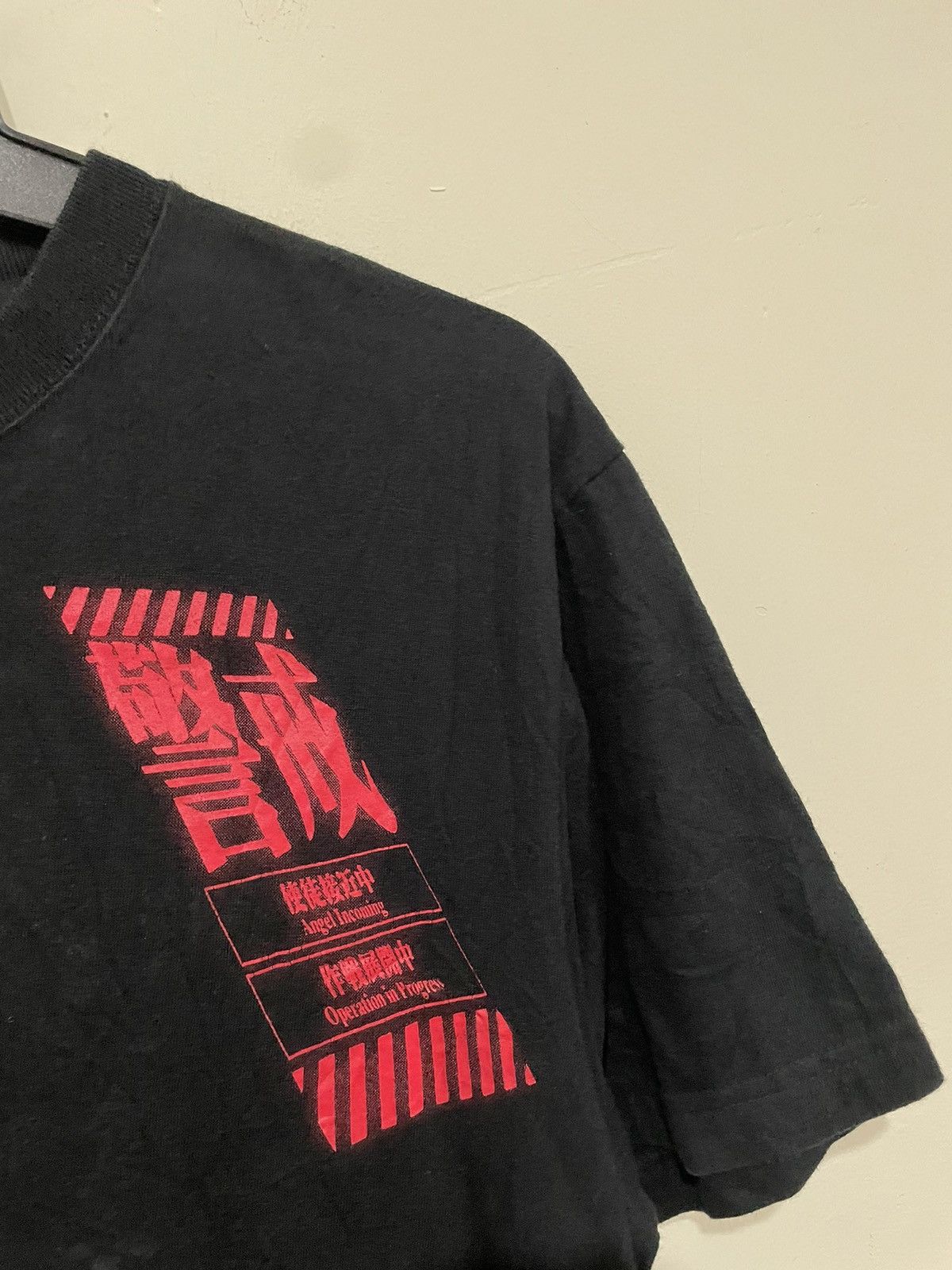 Anime × Japanese Brand Evangelion Genesis Angel Incoming Operation In Progress Tee Size US M / EU 48-50 / 2 - 4 Thumbnail