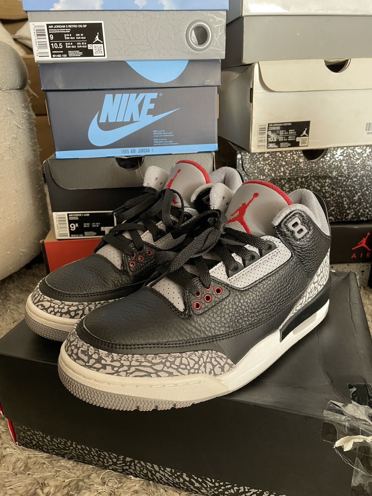 Jordan 3 Black Cement 2018