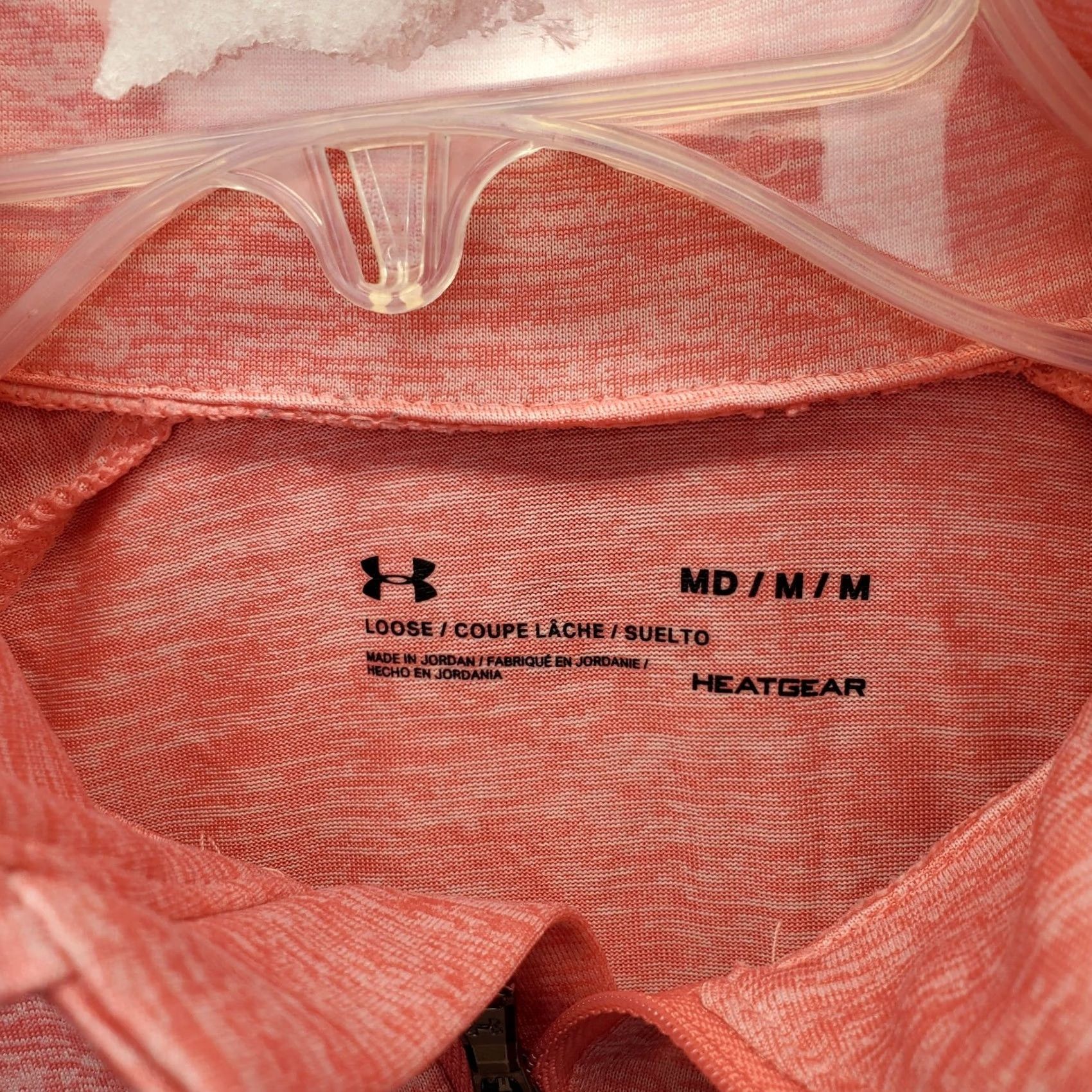 Under Armour Under Armour Pullover Womens Medium Pink HeatGear Tech Twist 1/2 Zip Loose Fit Size M / US 6-8 / IT 42-44 - 5 Thumbnail