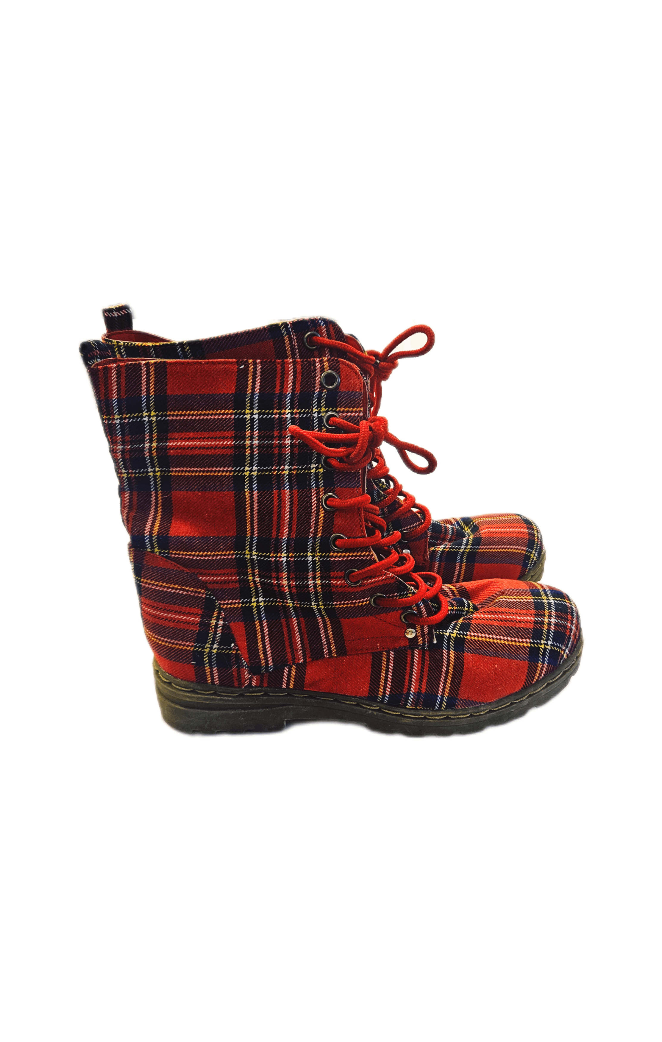 Other Carini Tartan Plaid Punk Boots Women’s US 8 New with Tags Size US 8 / IT 38 - 2 Thumbnail