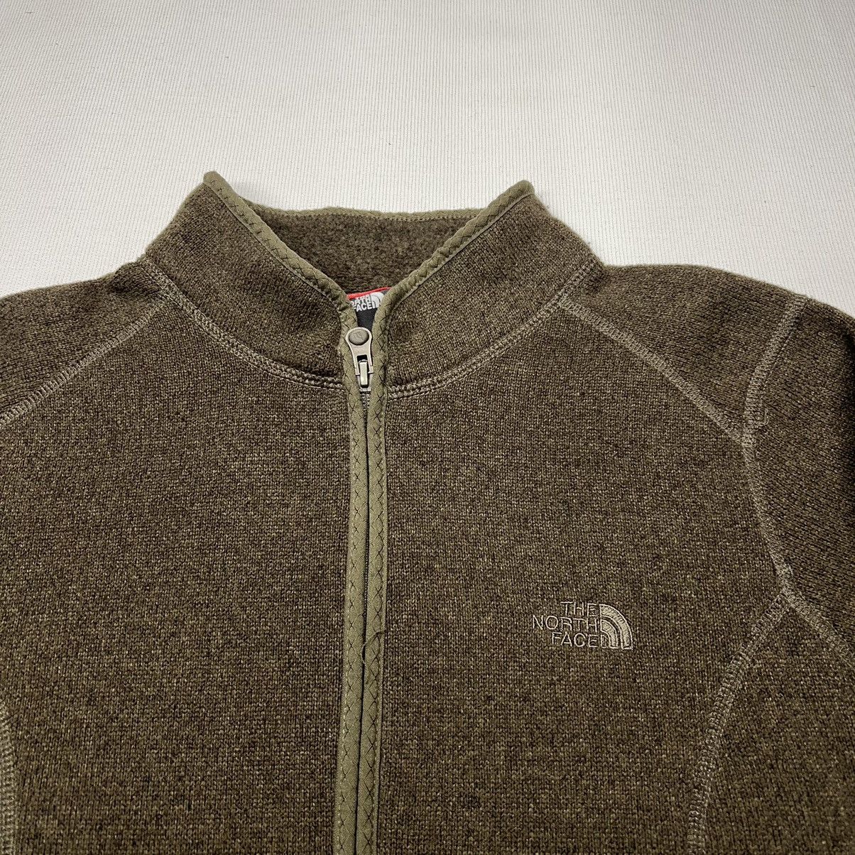 The North Face The North Face Sweatshirt Brown Fleece Full Zip Sweater Size L / US 10 / IT 46 - 2 Thumbnail