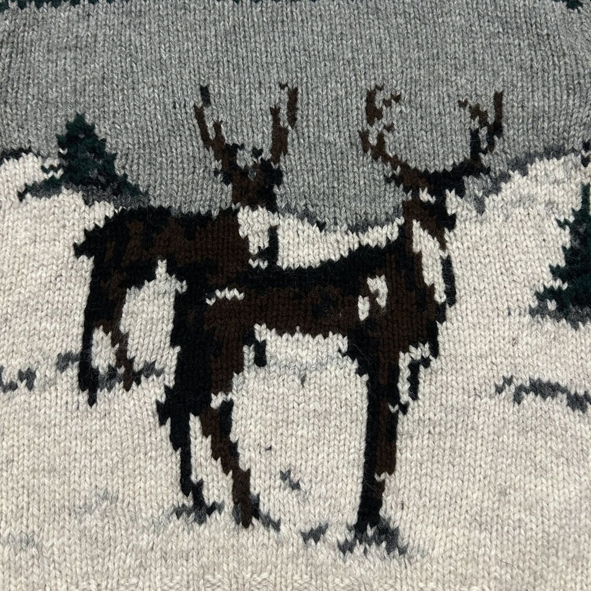 RRL Ralph Lauren Vintage90s Polo Ralph Lauren KnitSweater Deer in a Landscape Size US S / EU 44-46 / 1 - 4 Thumbnail