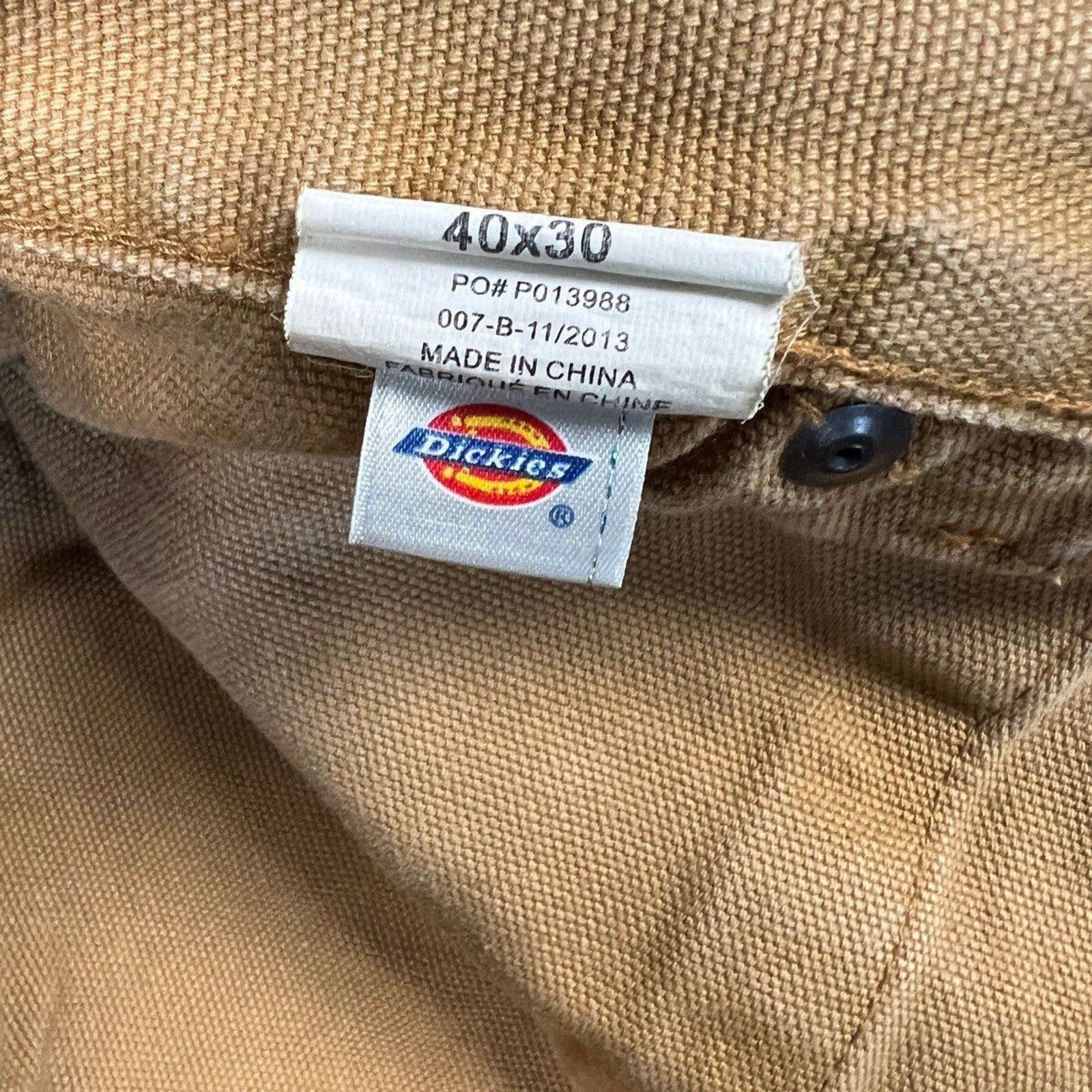 Dickies × Vintage Dickies Pants 38x28 Double Knee Carpenter Work Wear Baggy Size US 38 / EU 54 - 6 Thumbnail