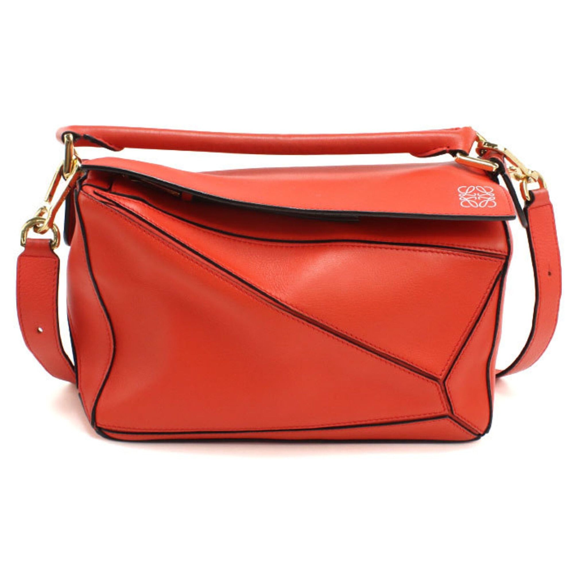 Loewe Loewe Handbag 2WAY Puzzle Women's Red Size ONE SIZE - 1 Thumbnail