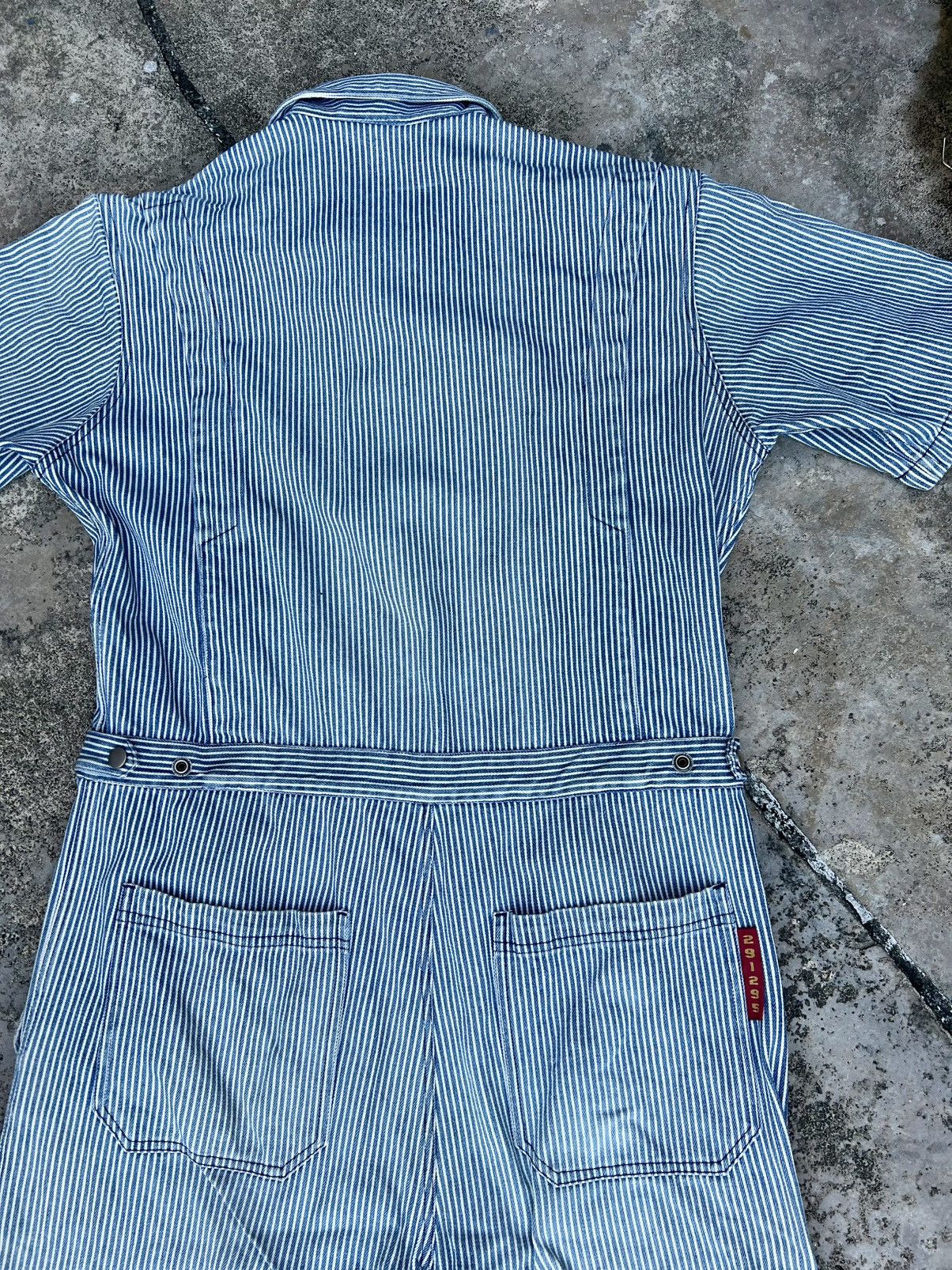 20471120 × Hysteric Glamour × Japanese Brand VINTAGE 291295HOMME HICKORY OVERALLS DENIM Size US M / EU 48-50 / 2 - 9 Thumbnail