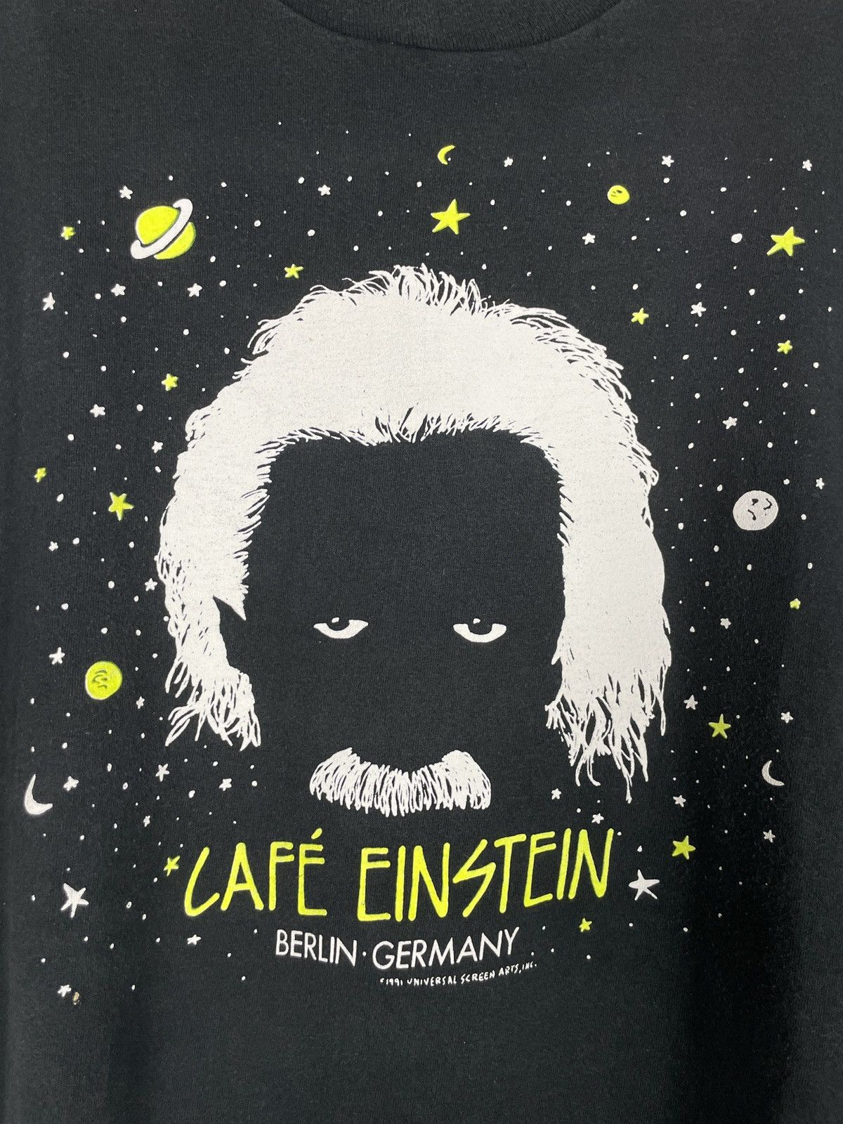 Vintage Vintage Cafe Einstein T-Shirt Size US XL / EU 56 / 4 - 2 Thumbnail