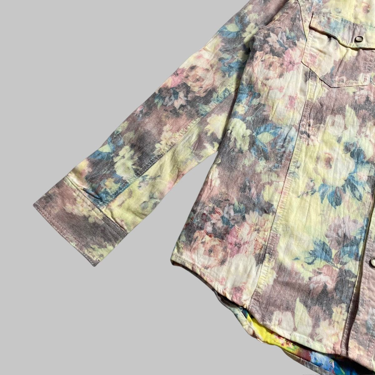GOSTAR DE FUGA × In The Attic × Japanese Brand IN THE ATTIC - Floral Stone Buttons Up Shirt Flowers Size US M / EU 48-50 / 2 - 5 Thumbnail