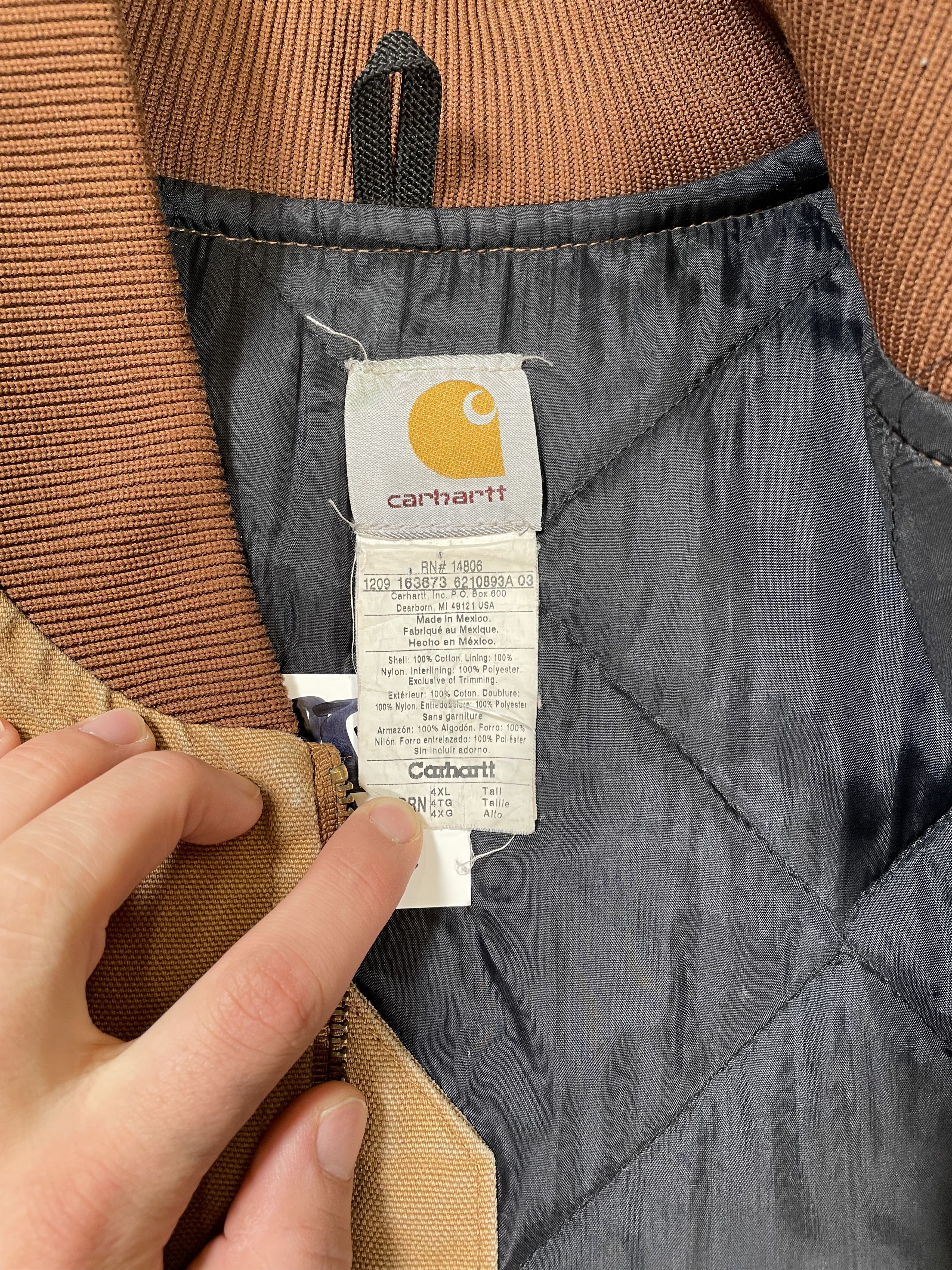 Carhartt × Vintage VTG 2000's Carhartt Heavy Canvas Work Vest Size US XXL / EU 58 / 5 - 5 Thumbnail