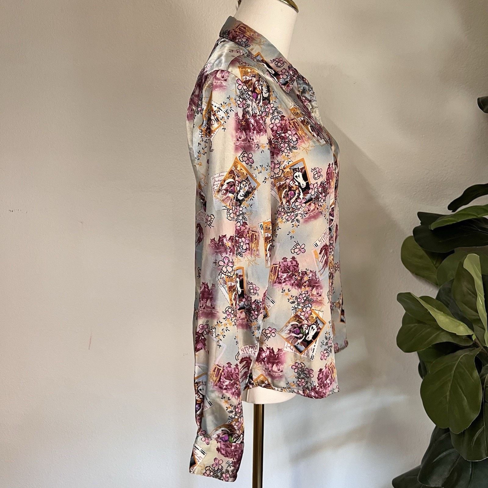 Wrangler Vintage Wrangler Silky Pearl Snap Women’s Western Button Up Size S / US 4 / IT 40 - 7 Thumbnail
