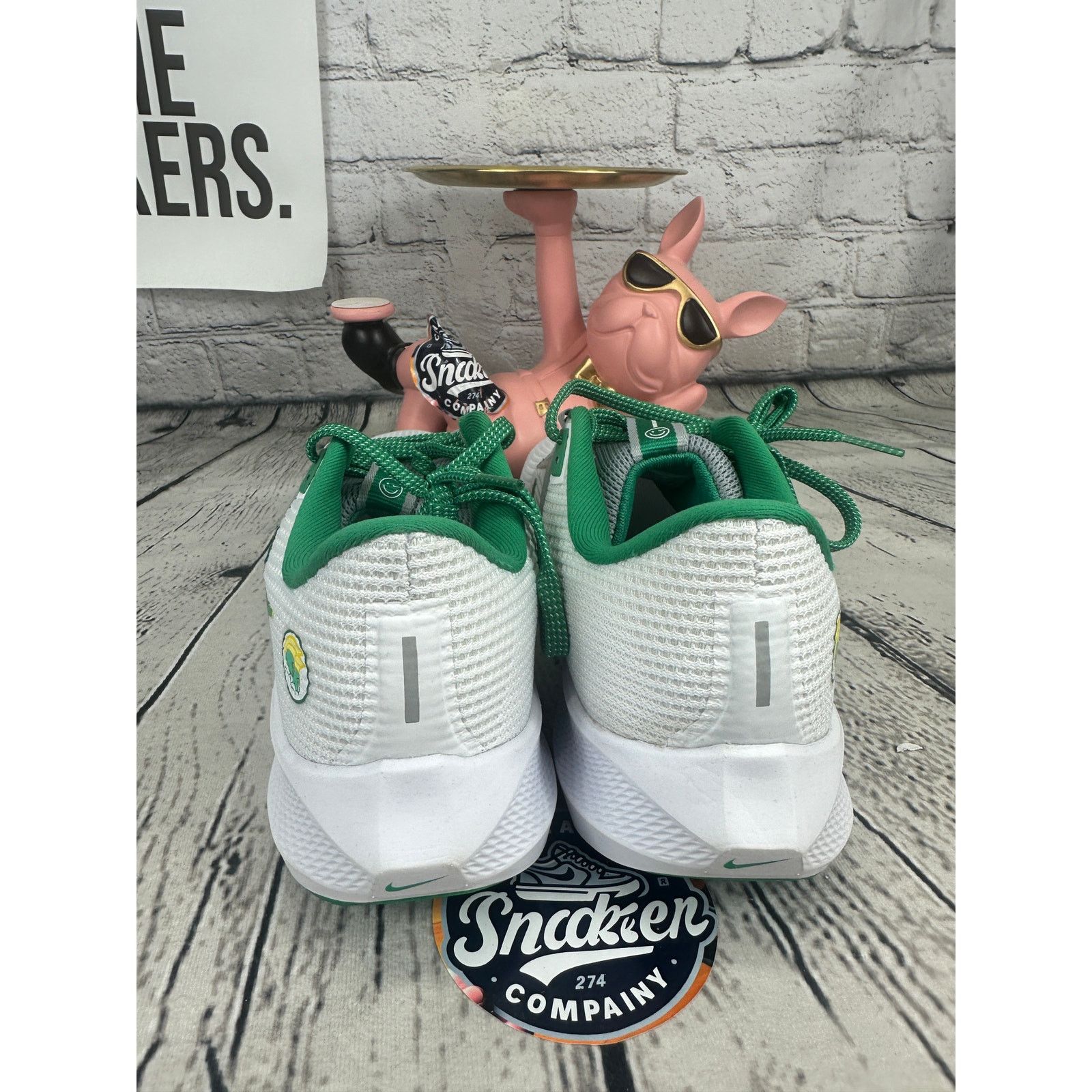 Nike Nike Pegasus 40 Running Shoes Mens 8.5 Green Norfolk Spartan Size US 9 / EU 42 - 4 Thumbnail