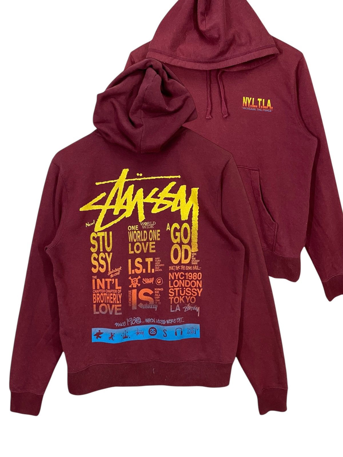Stussy World Tour Hoodie | Grailed