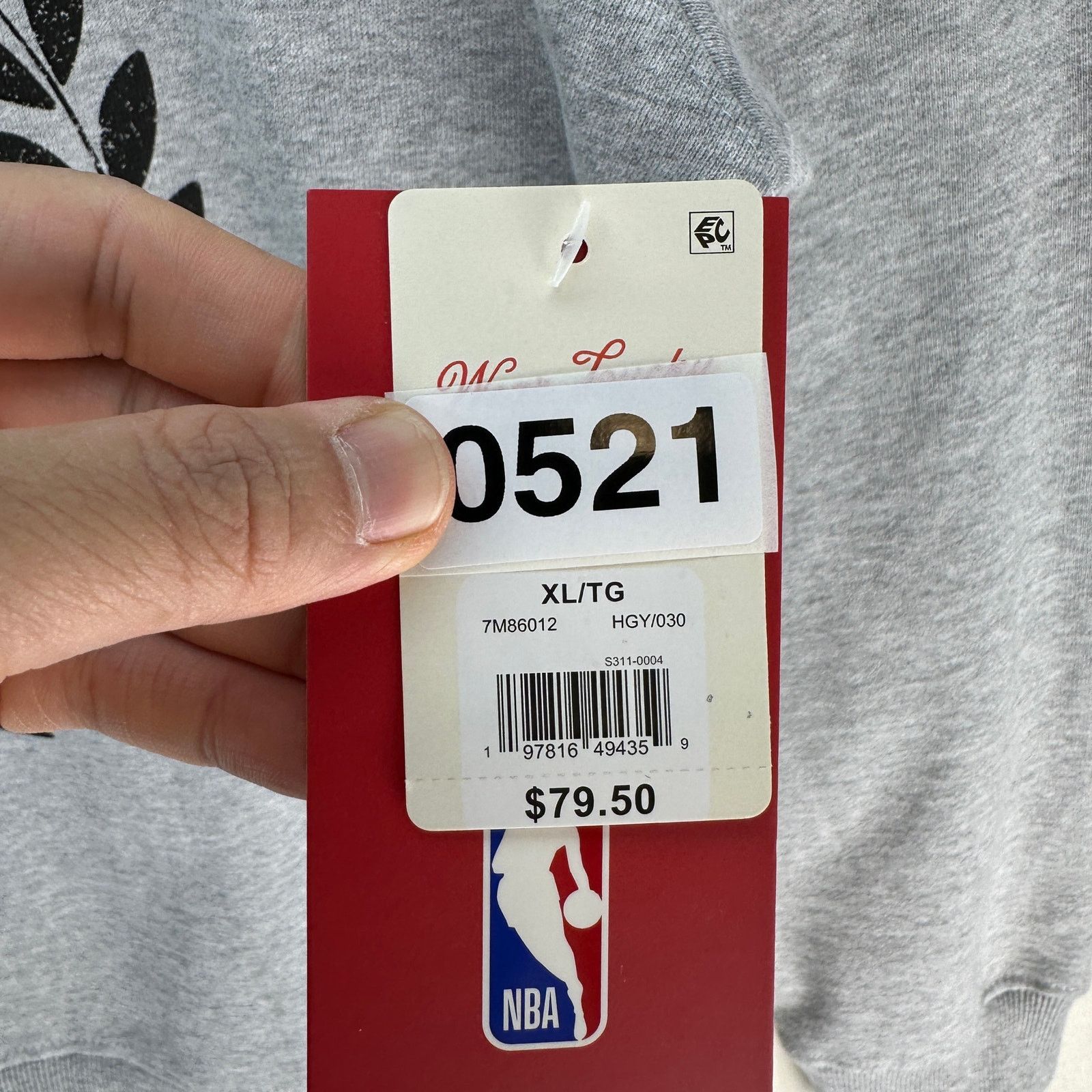 Lucky Brand LUCKY BRAND X BOSTON CELTICS XL NBA HEATHER GREY FLEECE Size US XL / EU 56 / 4 - 5 Thumbnail