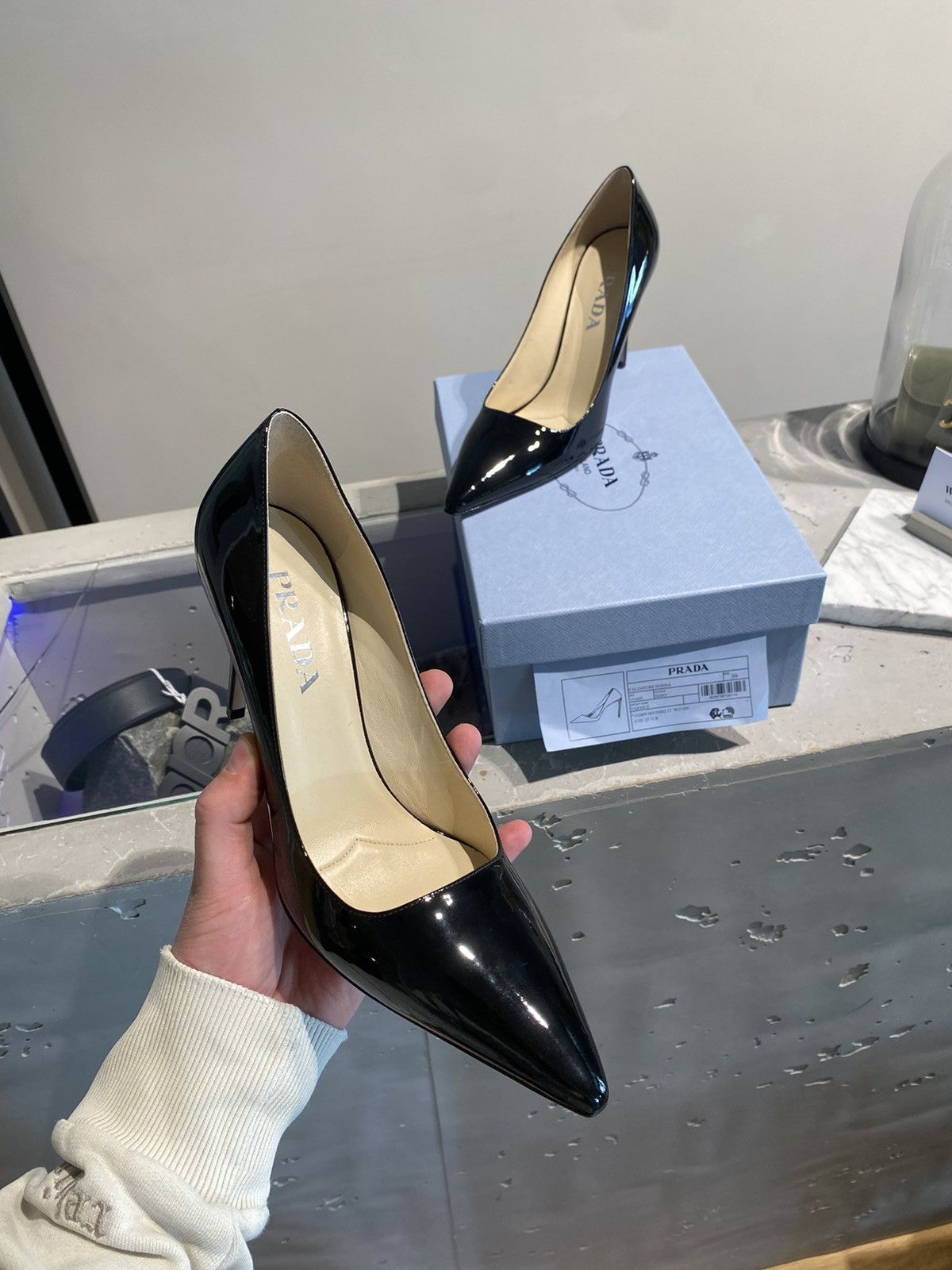 Prada BNWT Prada Triangolo Pumps / High Heels Size US 10 / IT 40 - 1 Thumbnail