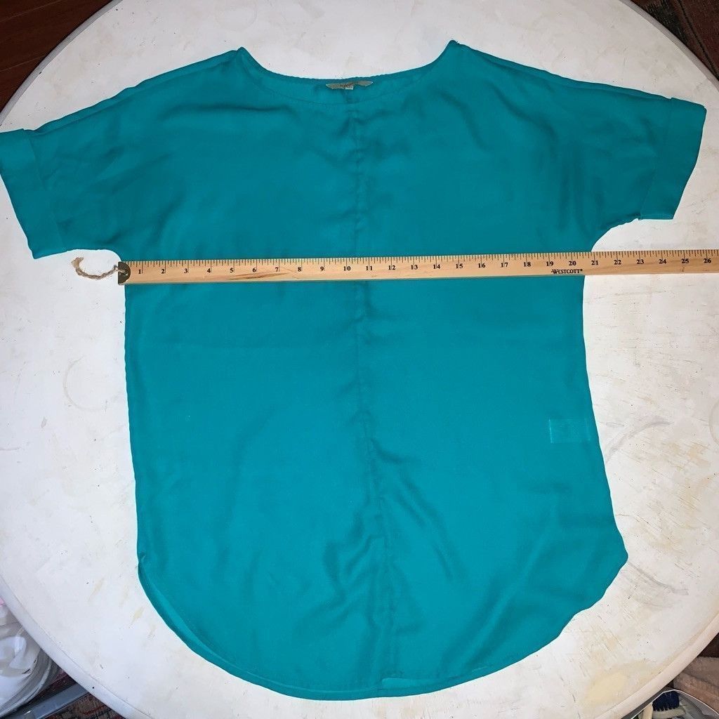 Women's Rw&Co. Top Xs Teal in Blue, Women's — image 6 of 6