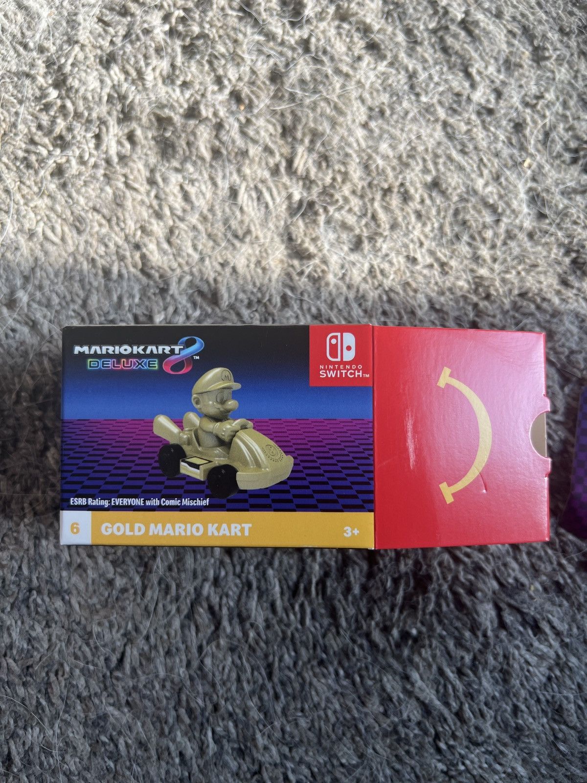 Nintendo 2024 McDonald’s Nintendo Mario Kart 8 Deluxe Gold Mario Kart Size ONE SIZE - 8 Thumbnail