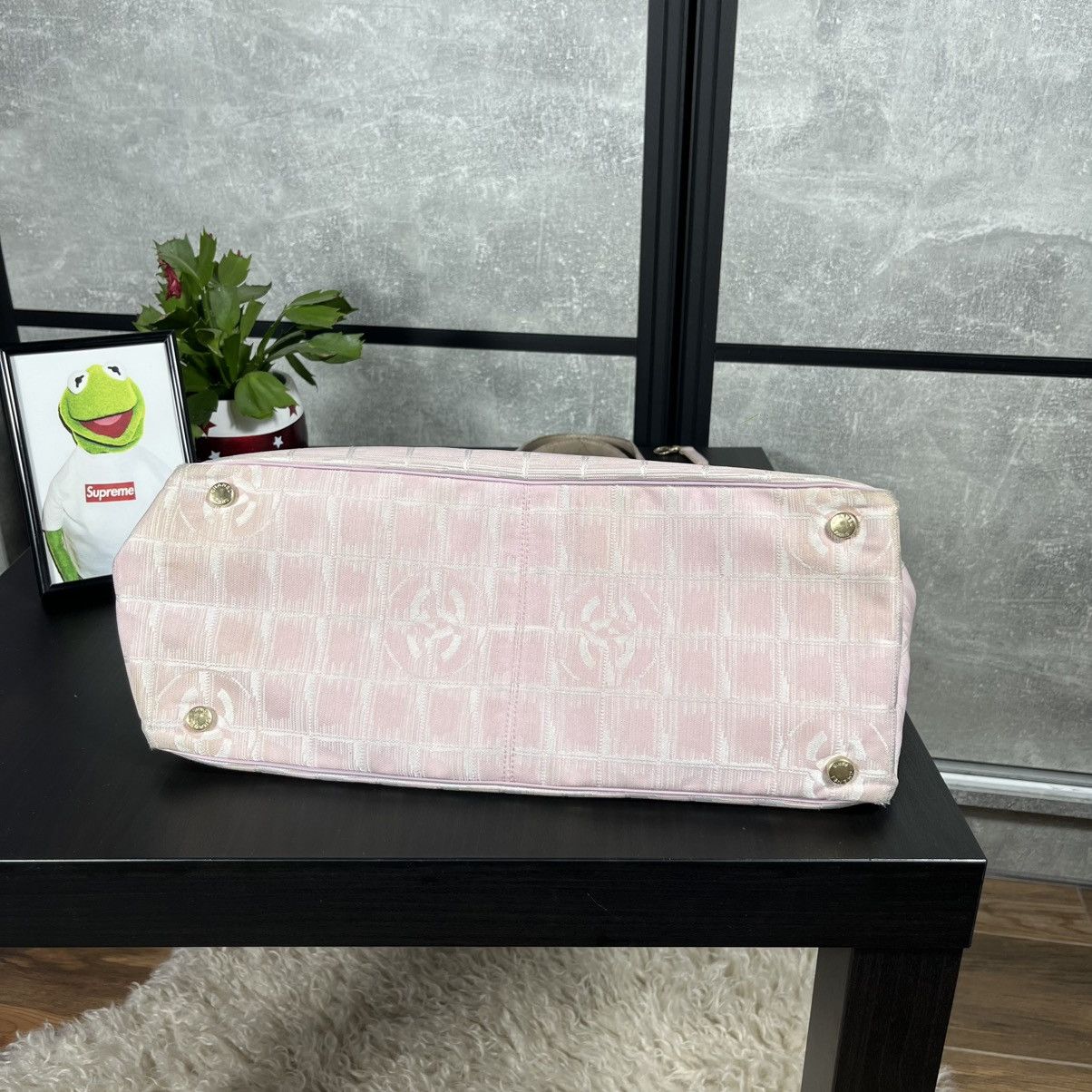 Chanel CHANEL ALIGNE PINK TRAVEL LINE NYLON TOTE BAG HAND BAG RARE Size ONE SIZE - 18 Thumbnail
