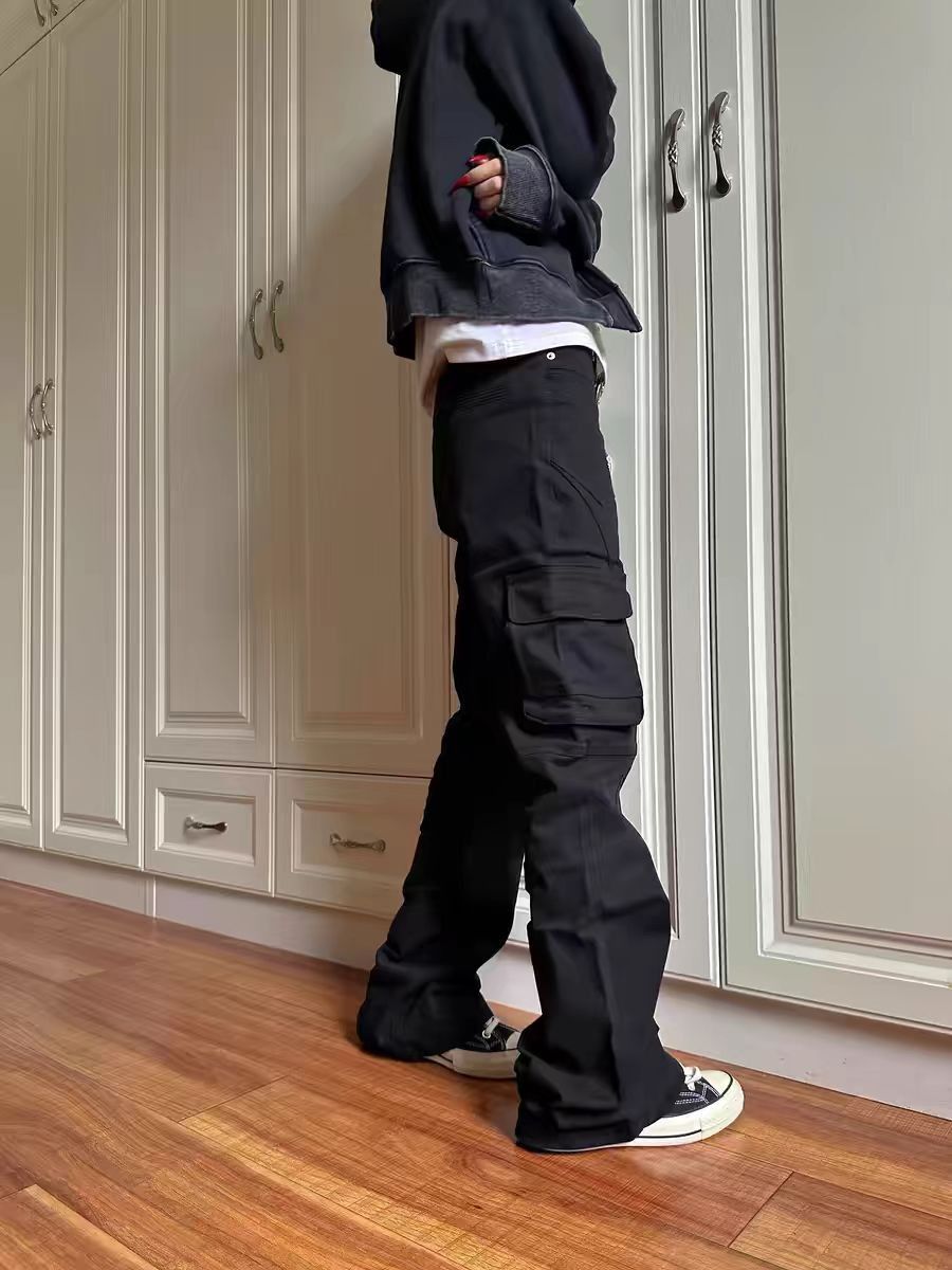 Japanese Brand × Vintage Straight Micro Flare Workwear Loose Casual Pants Size US 34 / EU 50 - 3 Thumbnail