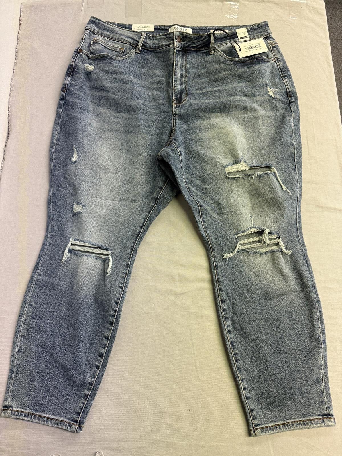 Other Judy Blue Jeans Hi-Rise Destroyed Slim Fit NWT Plus Size 24W Size 42" / US 20 - 1 Thumbnail