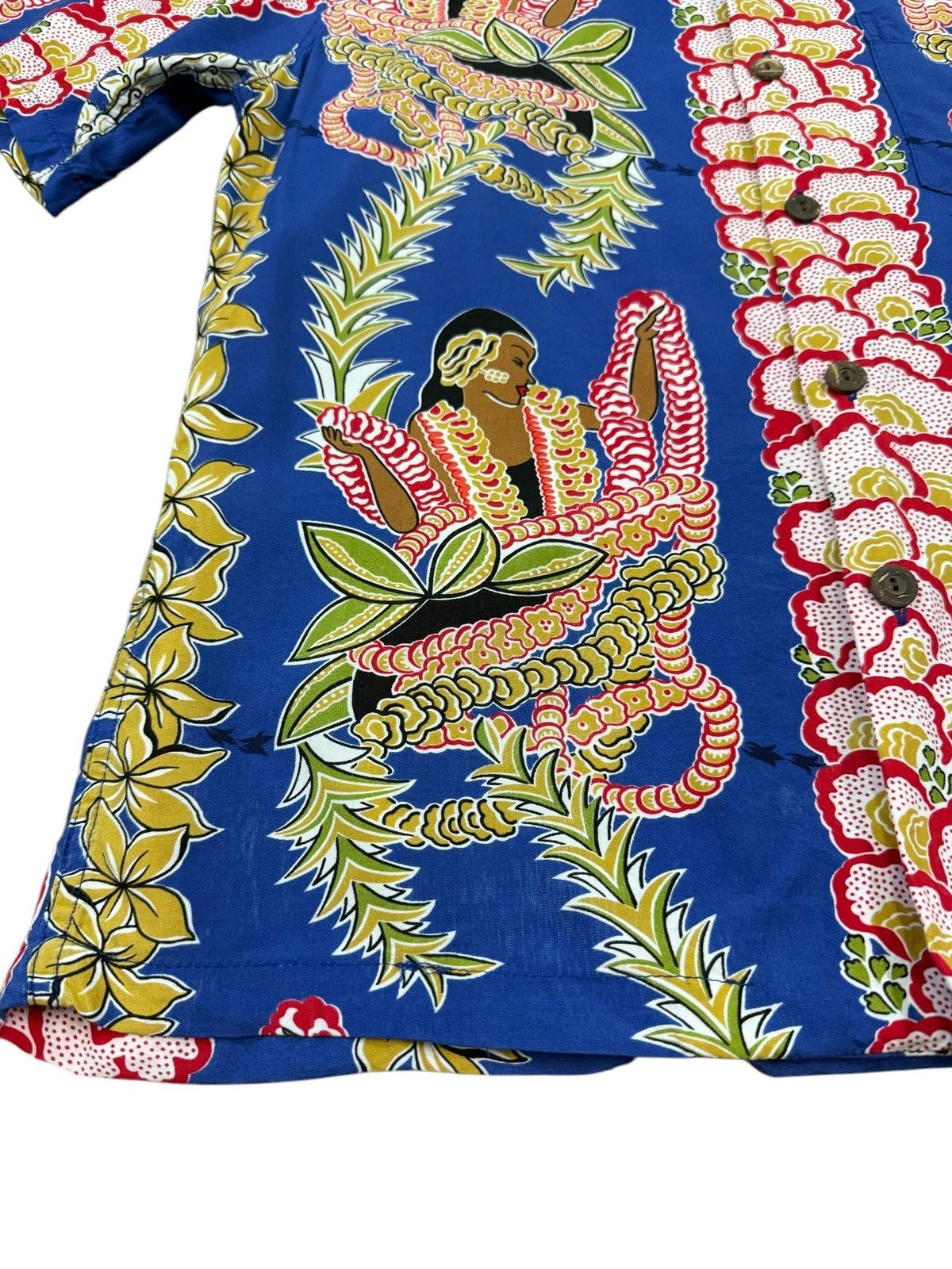 Sun Surf RARE VINTAGE 70s HULA GIRL FLORAL RAYON SHIRT Size US M / EU 48-50 / 2 - 4 Thumbnail
