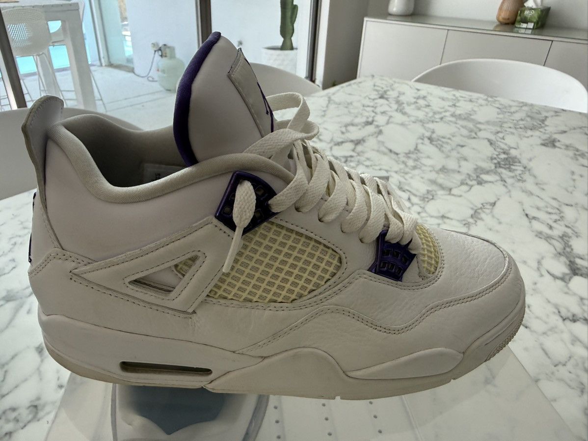 Jordan Brand Jordan 4 Retro Metallic Purple Size US 10 / EU 43 - 1 Thumbnail