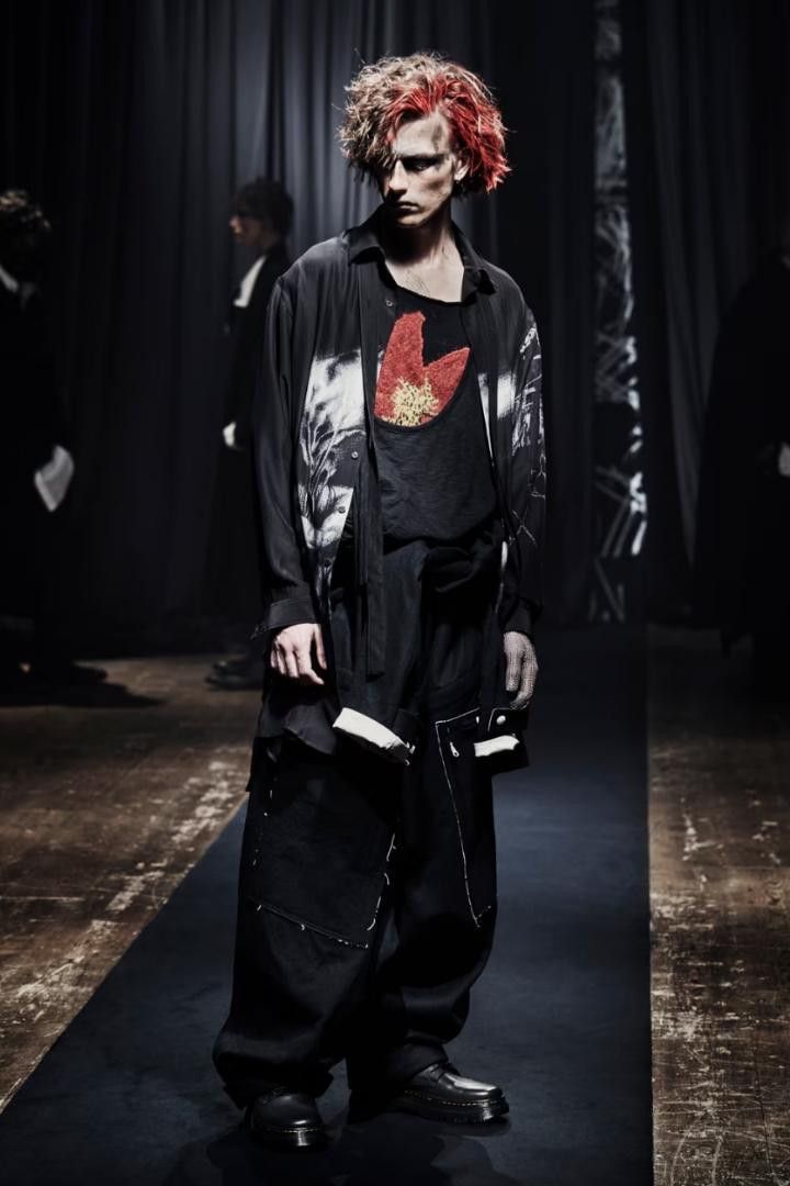 Yohji Yamamoto POUR HOMME 21aw layered flower knit Size US L / EU 52-54 / 3 - 2 Thumbnail
